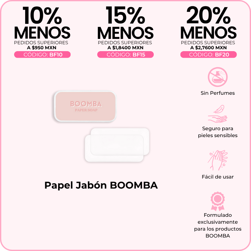 Papel Jabón BOOMBA
