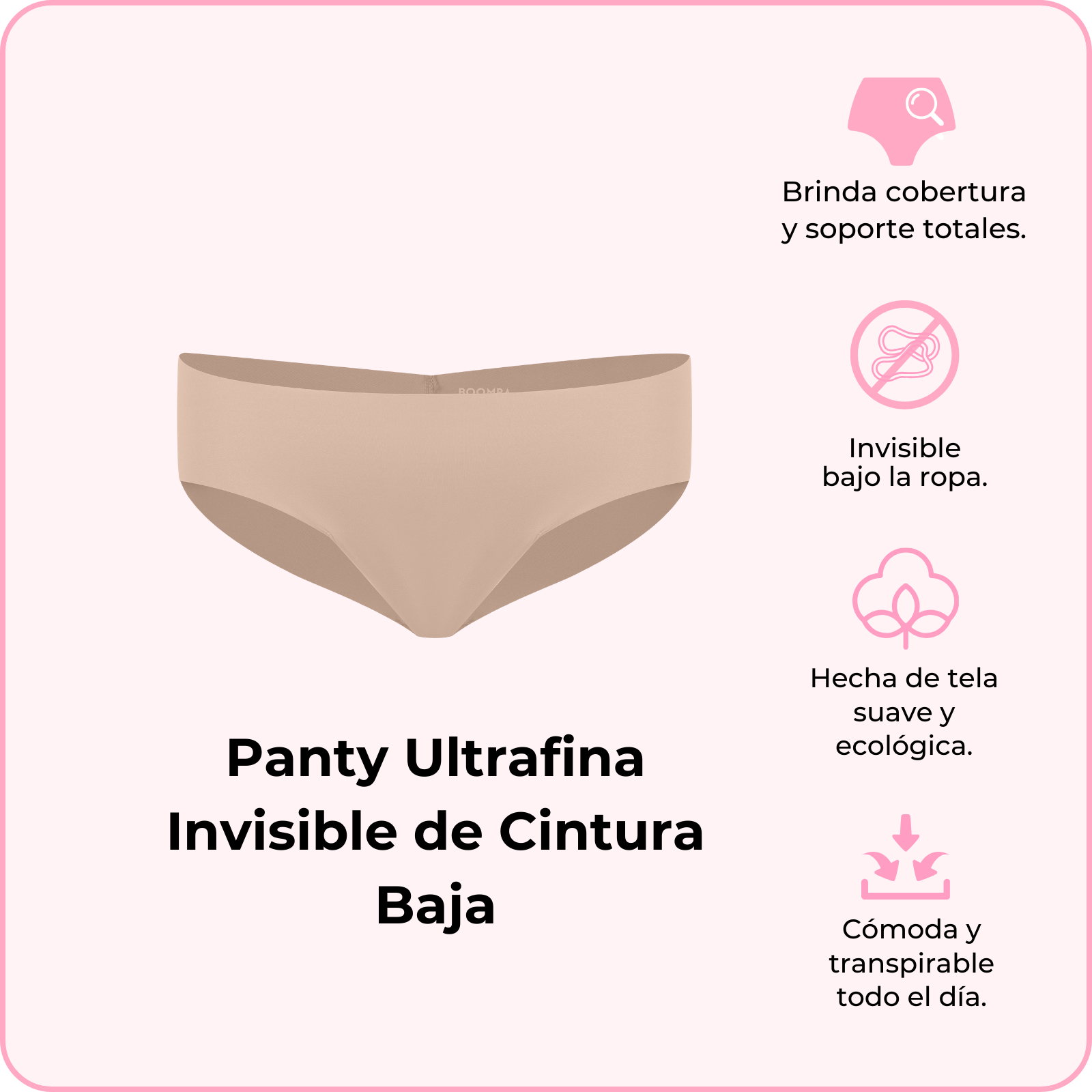 Panty Ultrafina Invisible de Cintura Baja