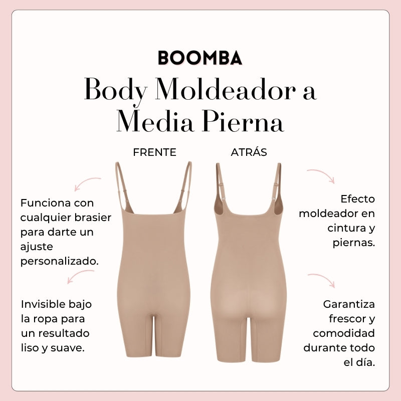 Body Moldeador a Media Pierna