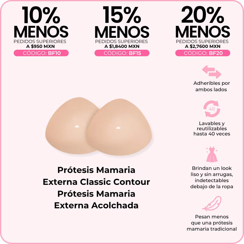 Prótesis Mamaria Externa Classic Contour
