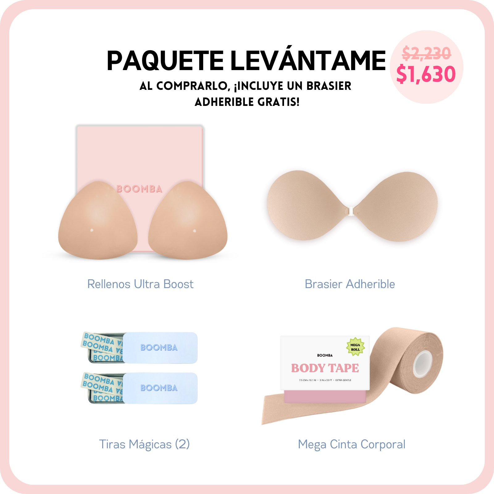 Paquete Levántame (Pídelo ya, se envía el 24 de febrero)