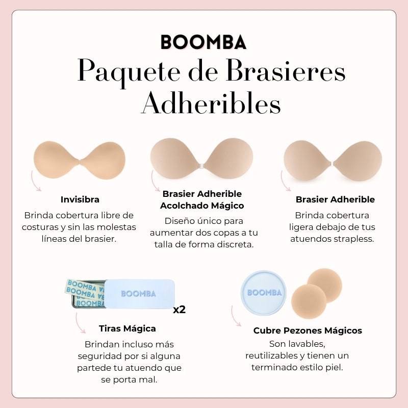 Paquete de Brasieres Adheribles