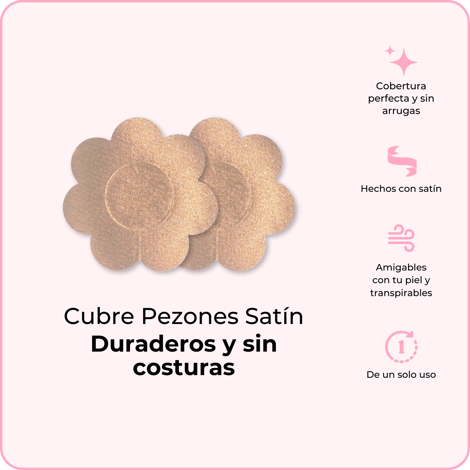 Cubre Pezones Satín