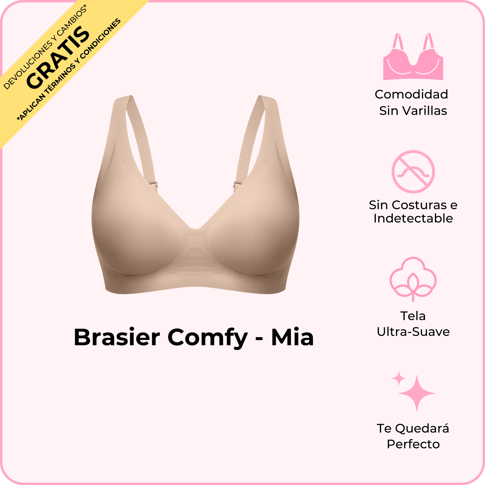 Brasier Comfy - Mia