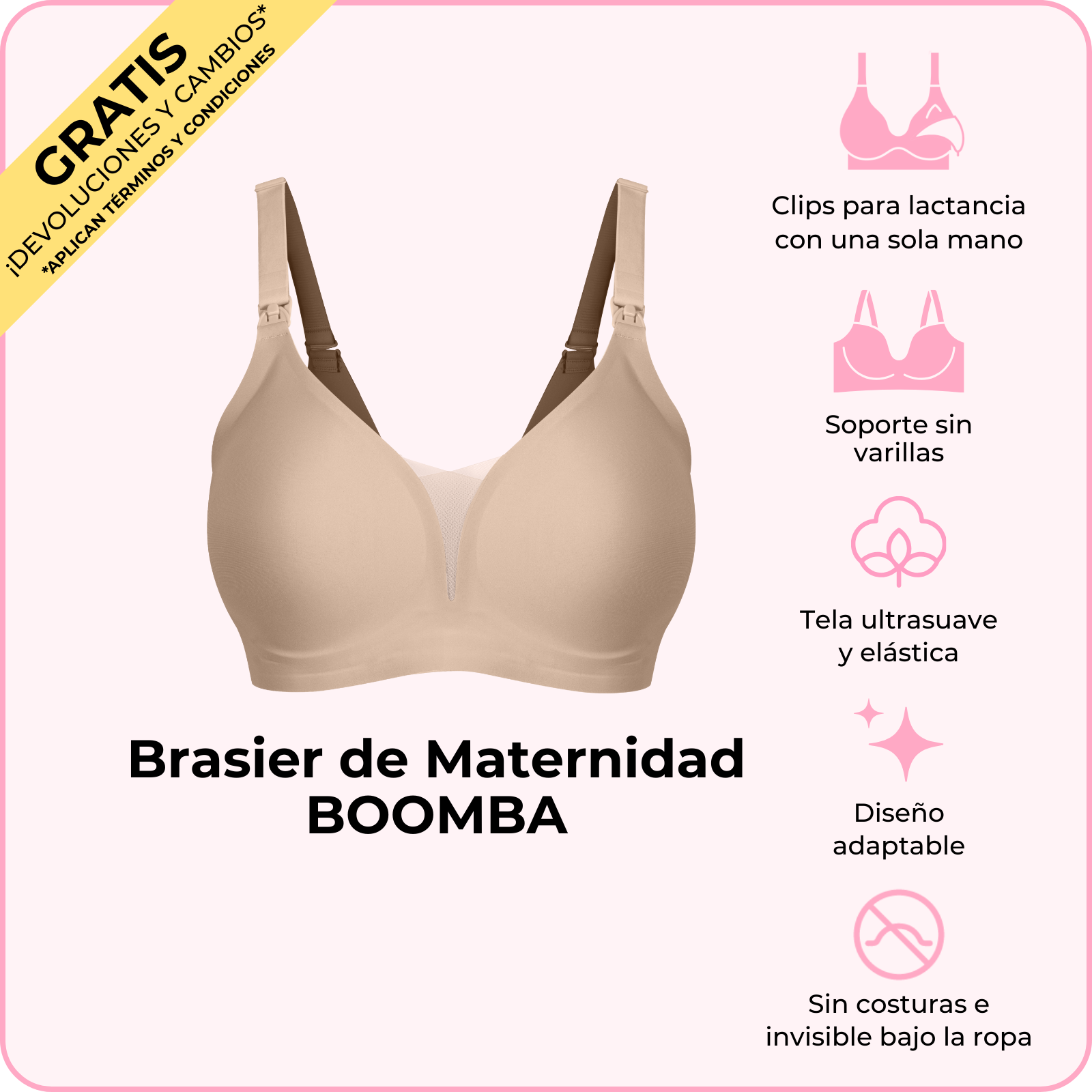 Brasier de Maternidad BOOMBA