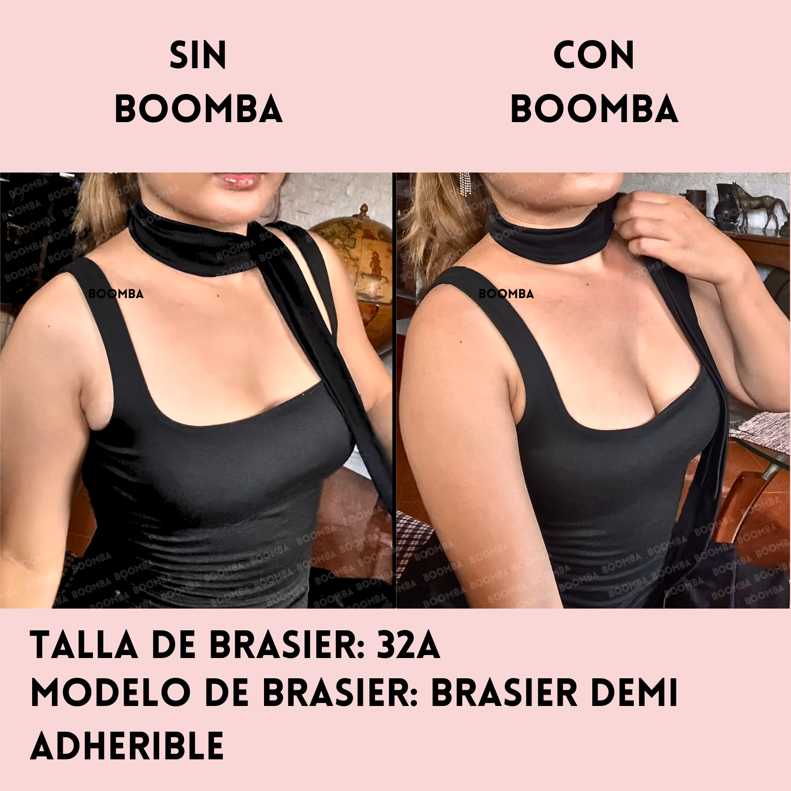 Brasier Demi Adherible BOOMBA