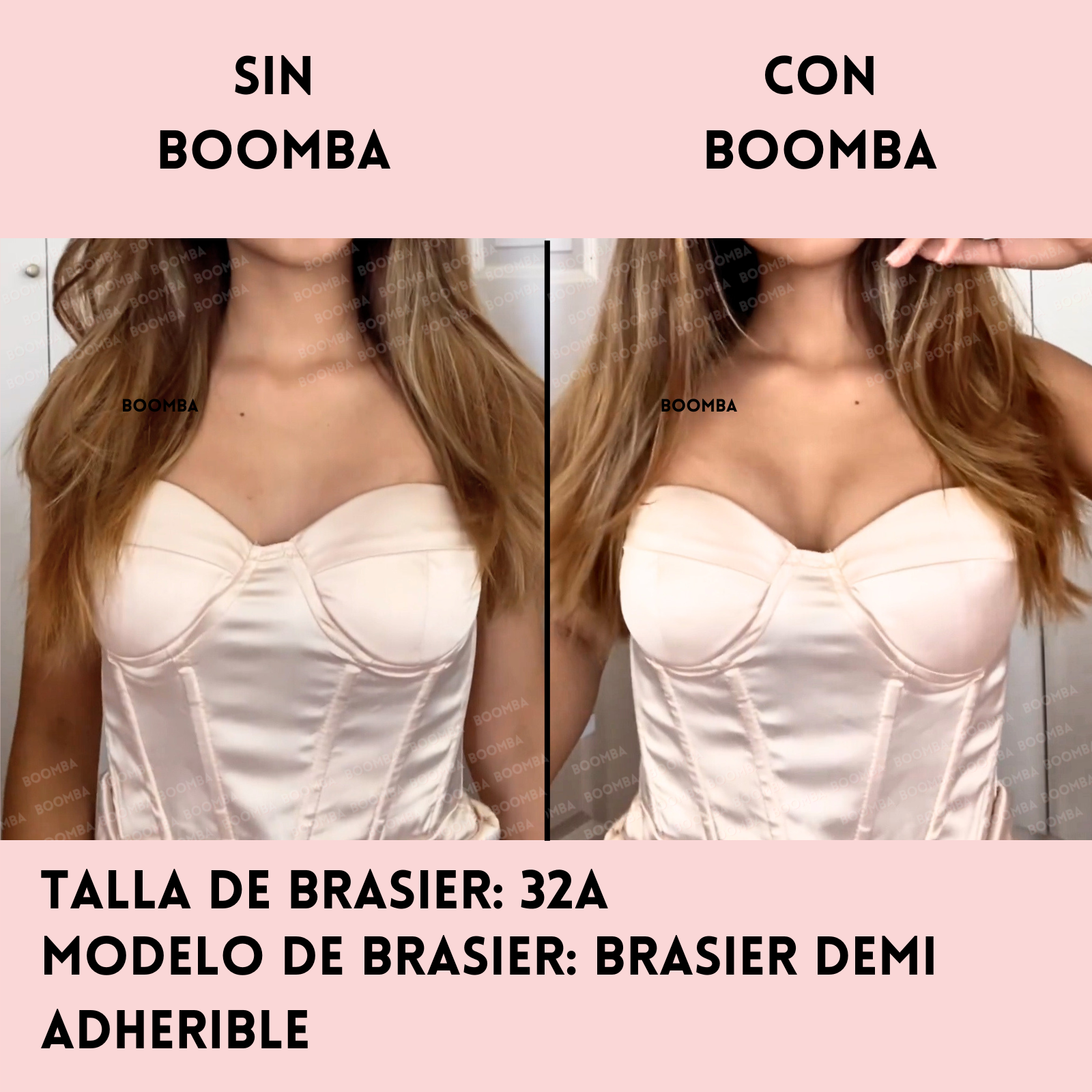 Brasier Demi Adherible BOOMBA