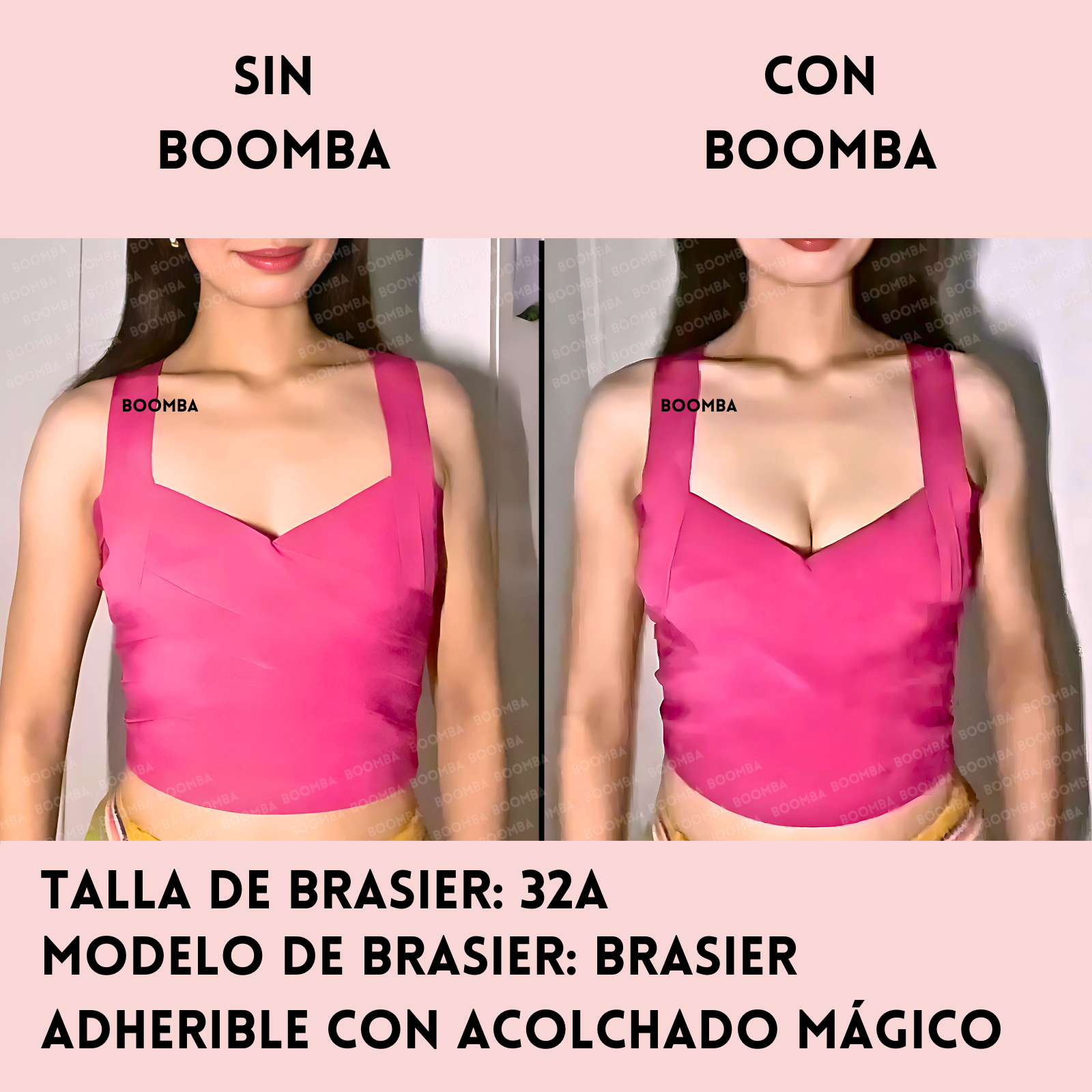 Brasier Adherible con Acolchado Mágico