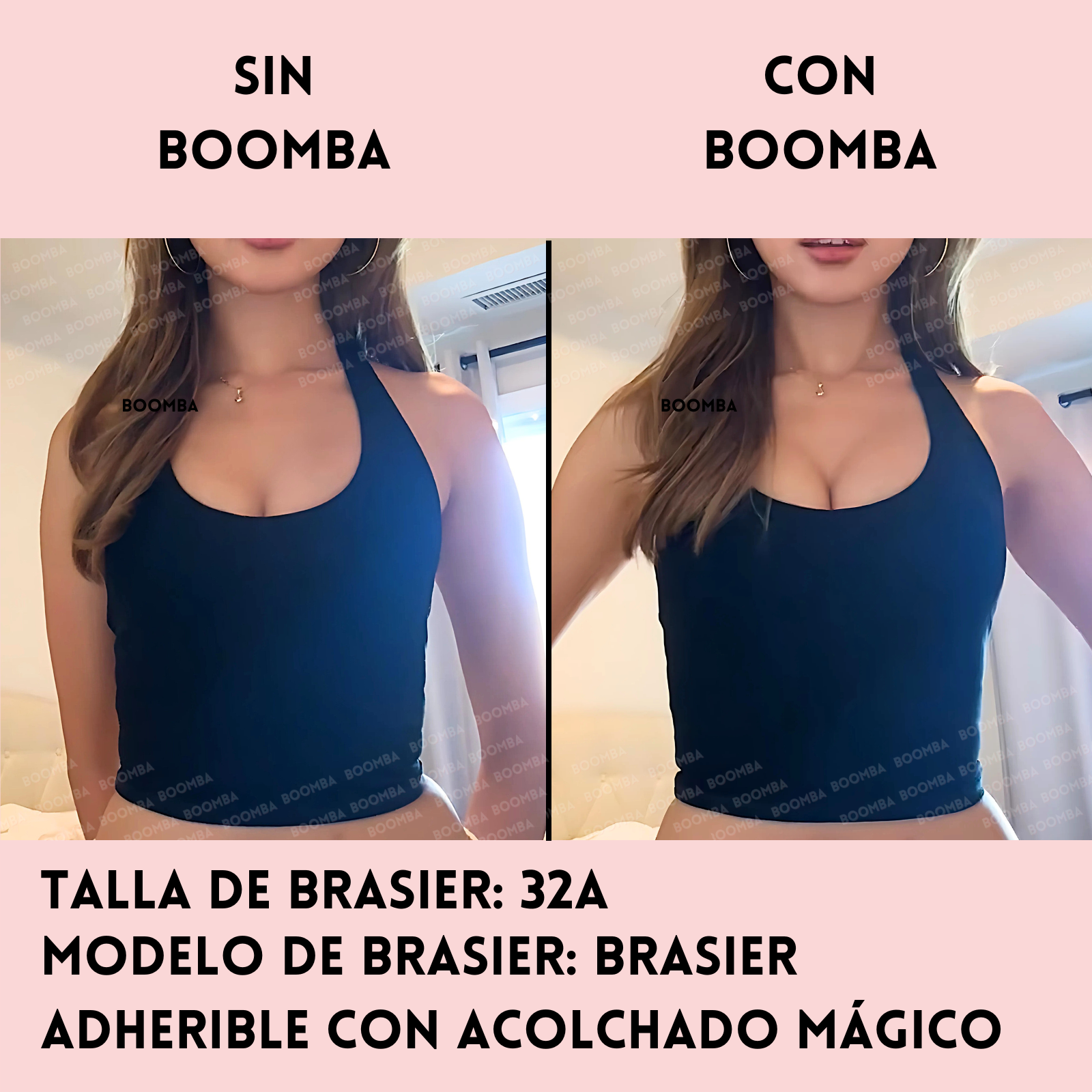 Brasier Adherible con Acolchado Mágico