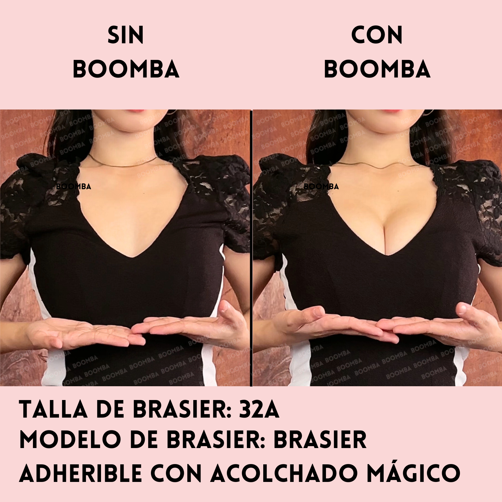 Brasier Adherible con Acolchado Mágico