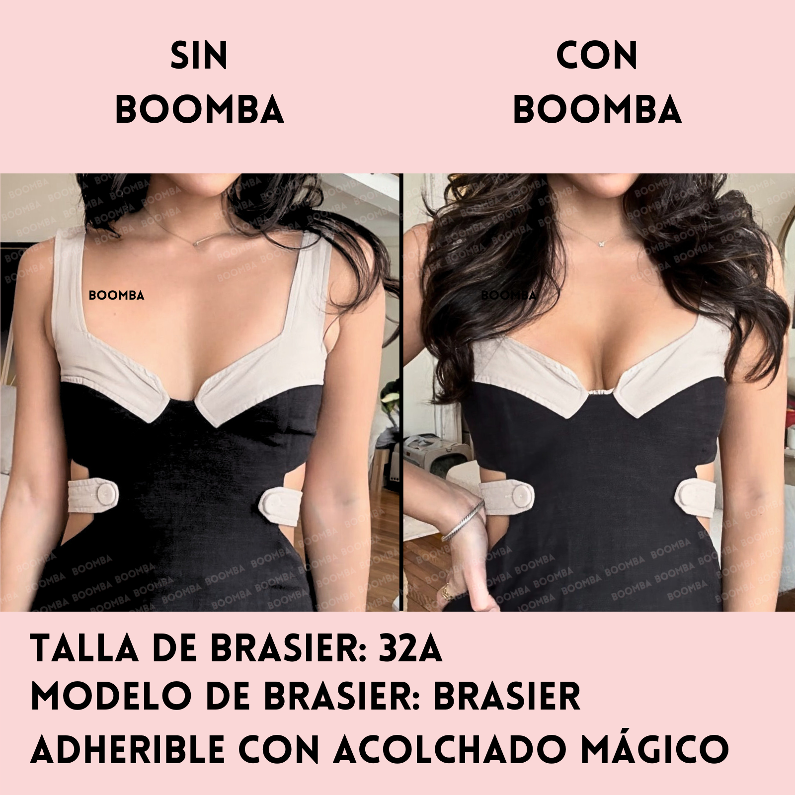Brasier Adherible con Acolchado Mágico