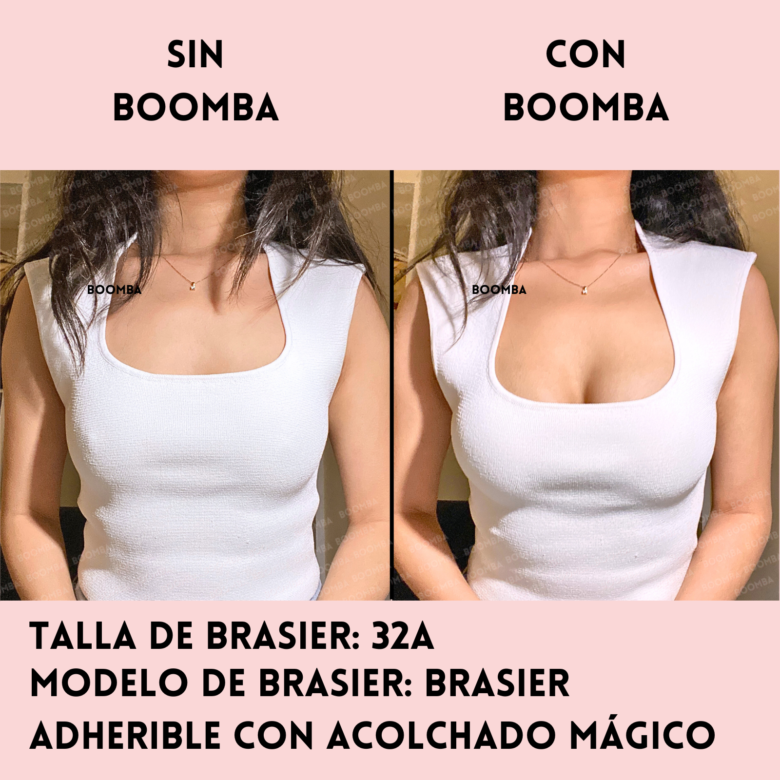 Brasier Adherible con Acolchado Mágico