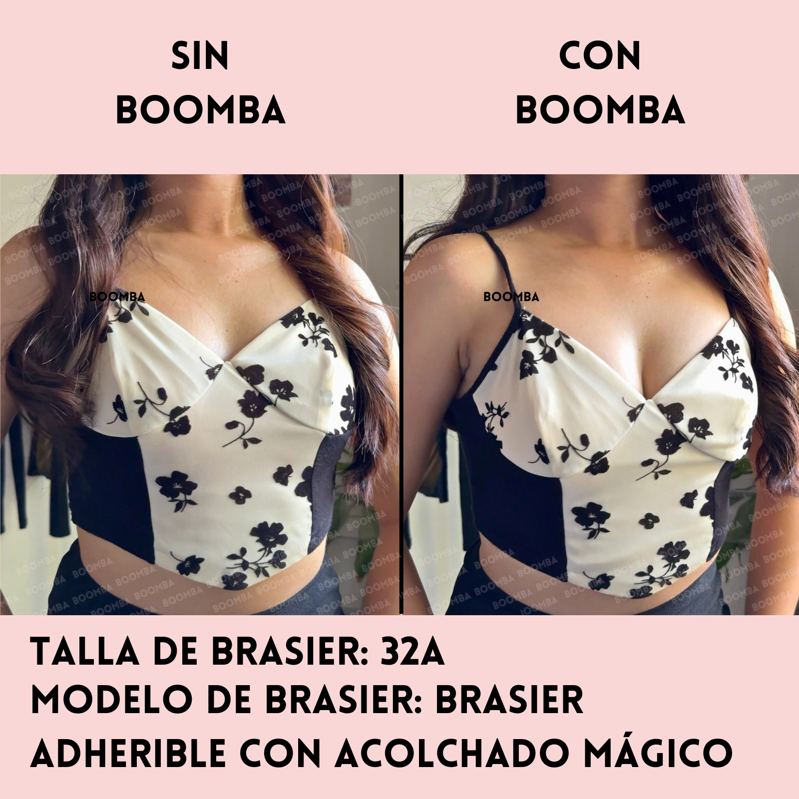 Brasier Adherible con Acolchado Mágico