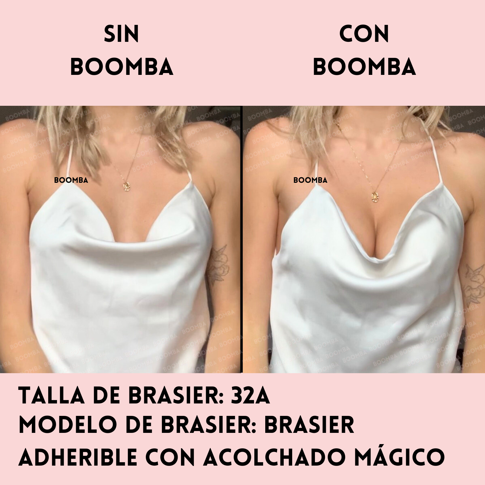Brasier Adherible con Acolchado Mágico