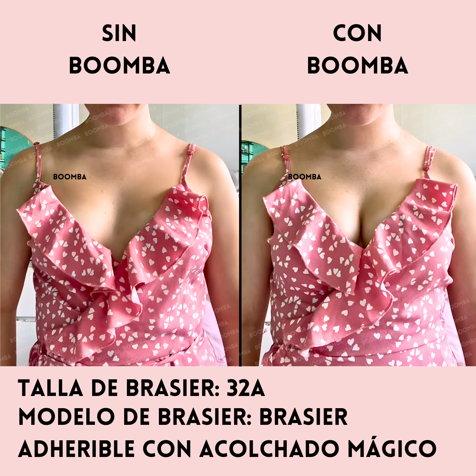 Brasier Adherible con Acolchado Mágico