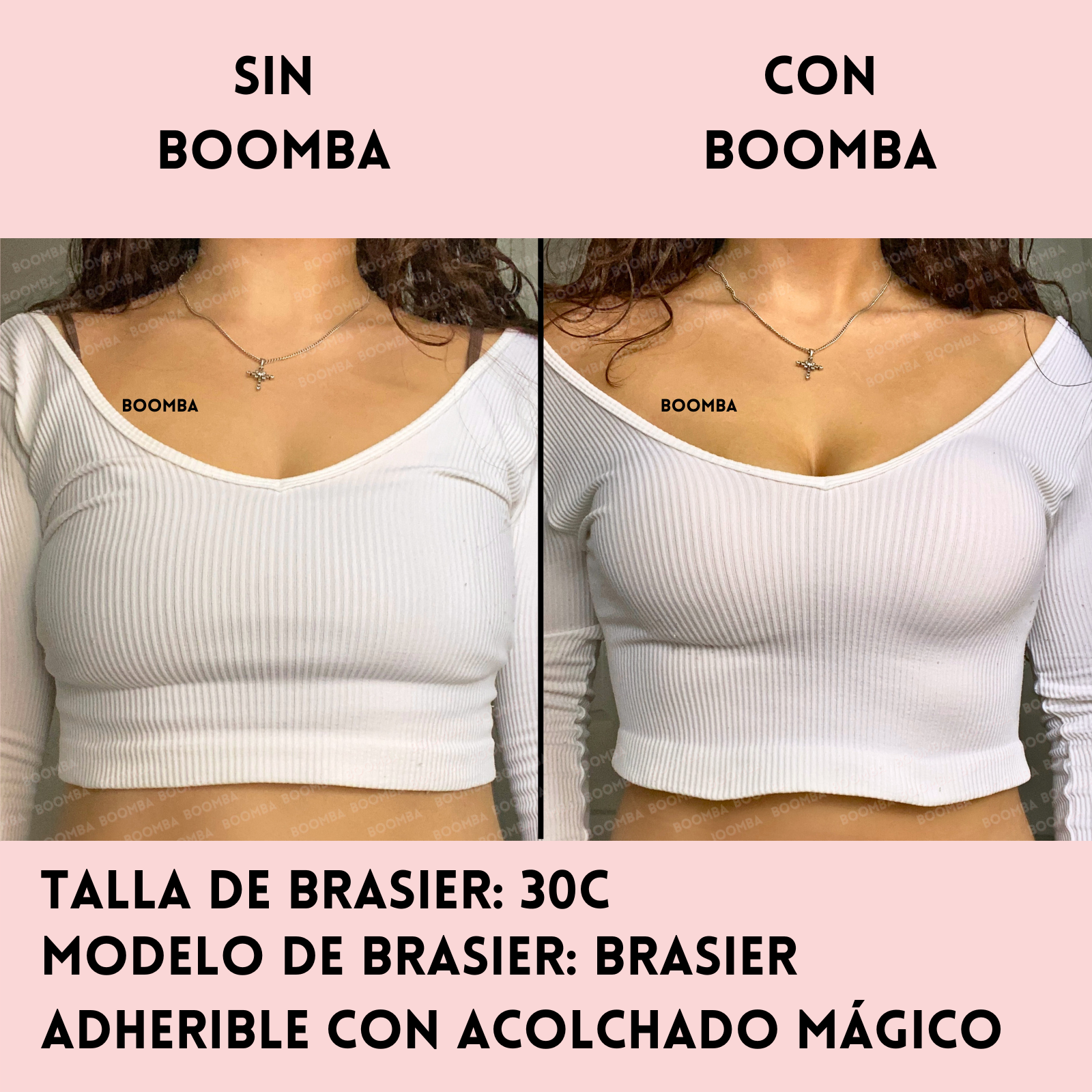 Brasier Adherible con Acolchado Mágico
