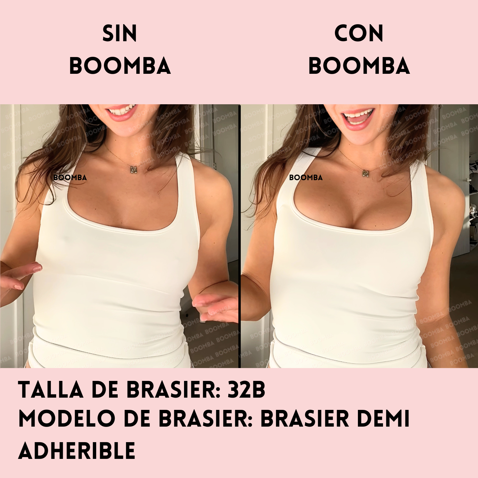 Brasier Demi Adherible BOOMBA