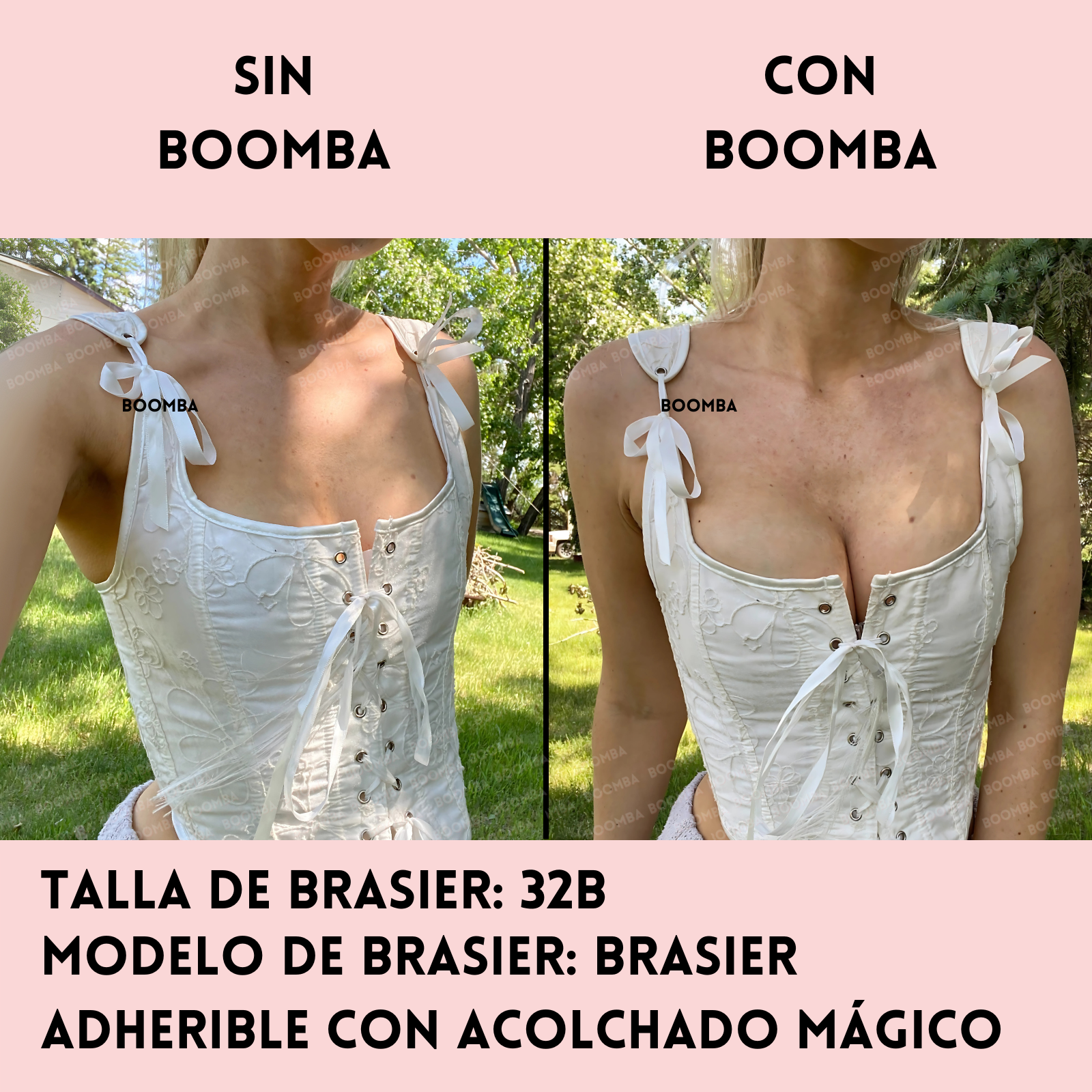 Brasier Adherible con Acolchado Mágico