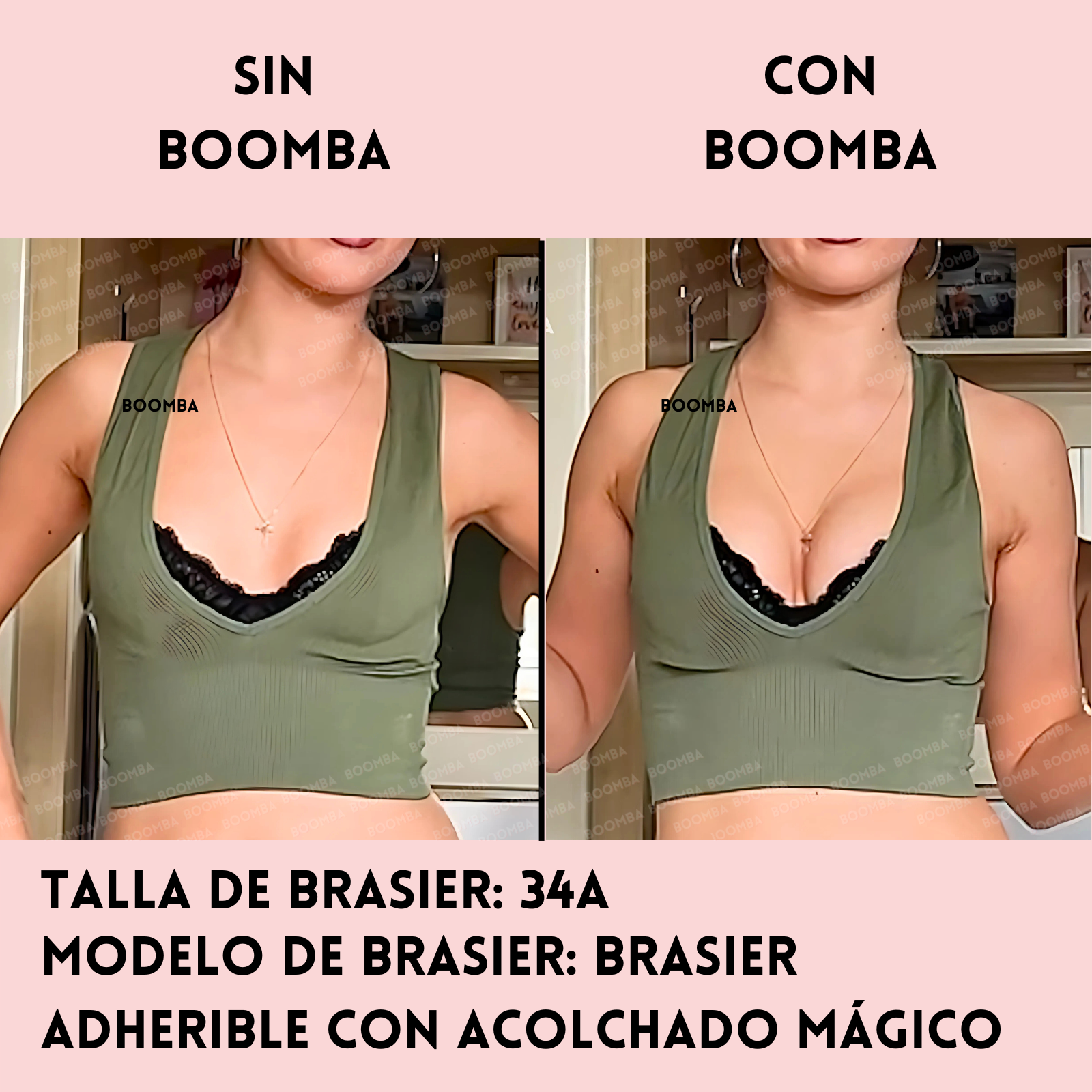 Brasier Adherible con Acolchado Mágico