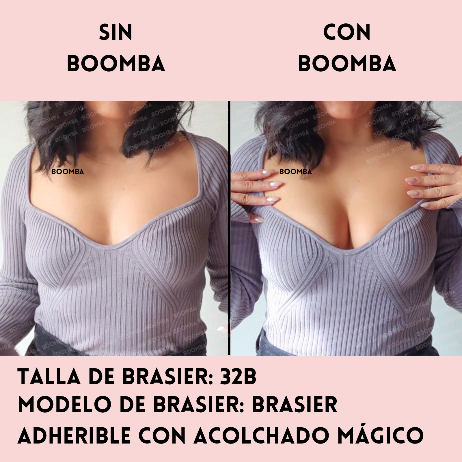 Brasier Adherible con Acolchado Mágico
