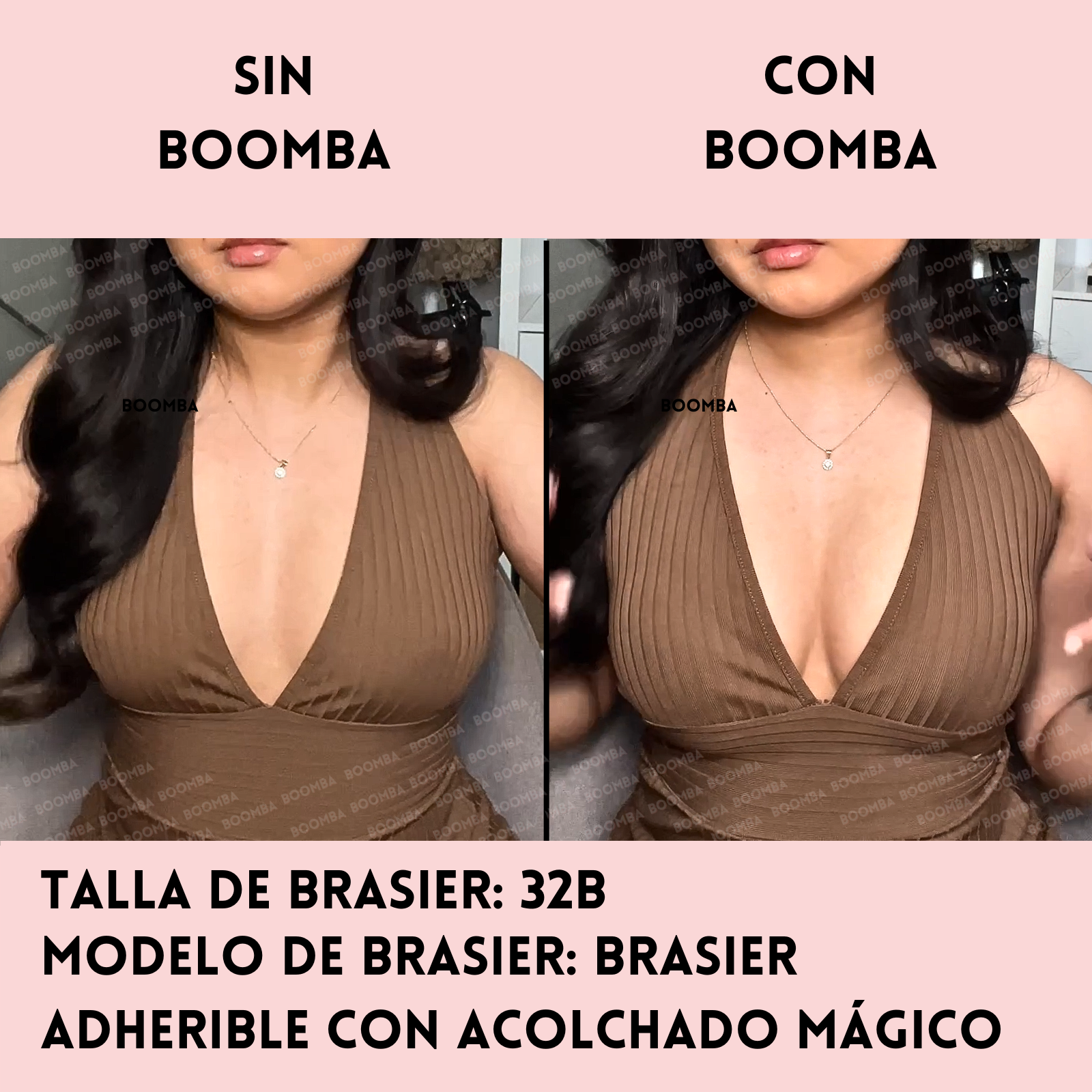 Brasier Adherible con Acolchado Mágico
