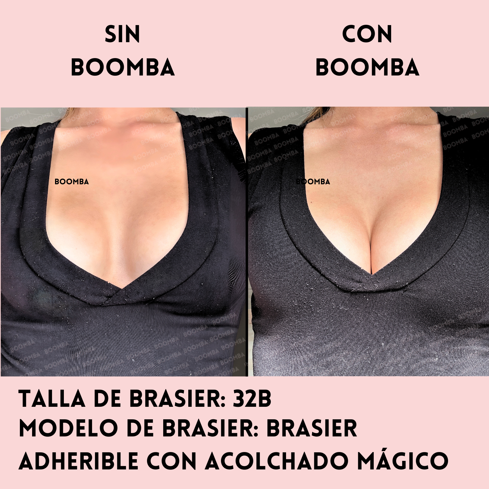 Brasier Adherible con Acolchado Mágico