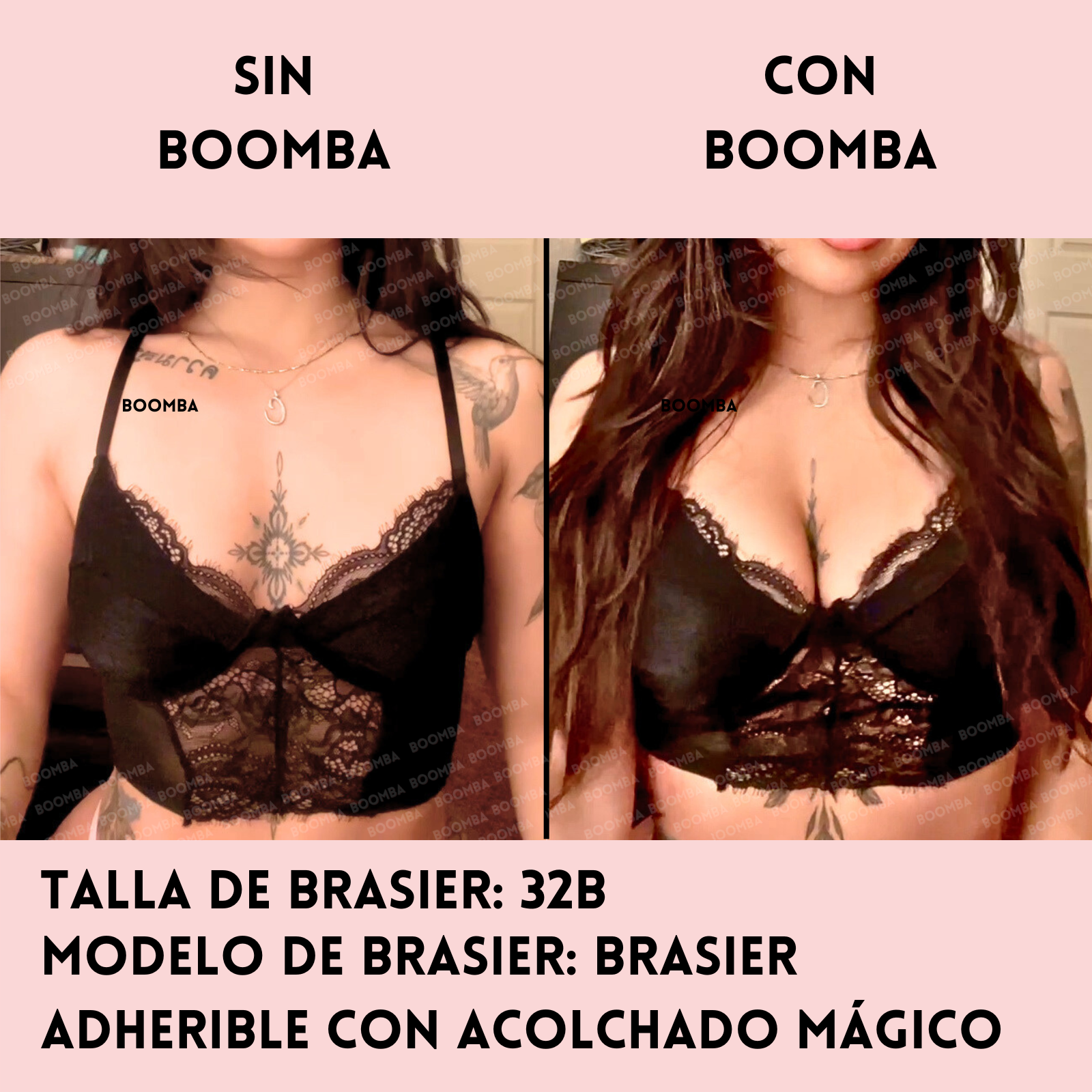 Brasier Adherible con Acolchado Mágico