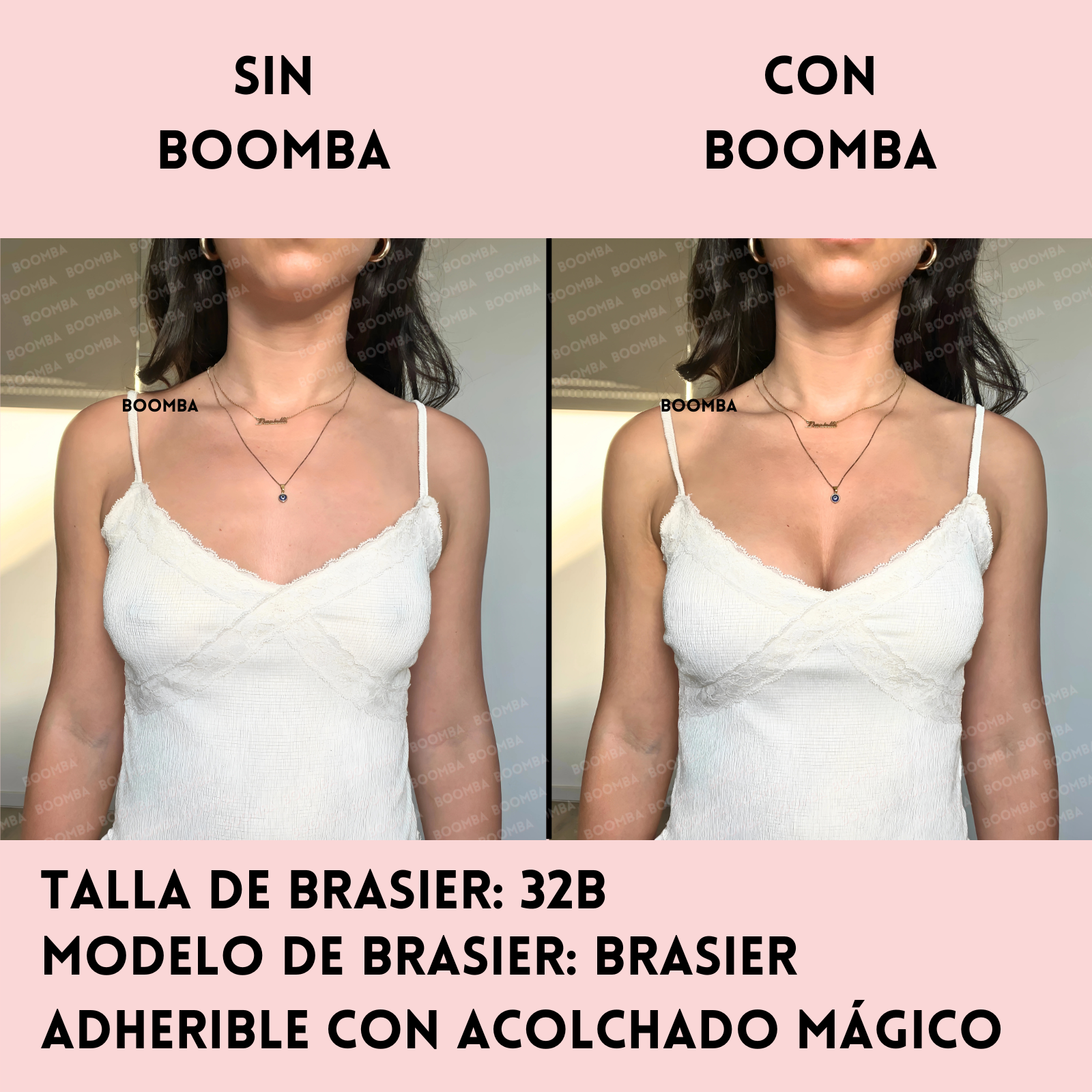 Brasier Adherible con Acolchado Mágico