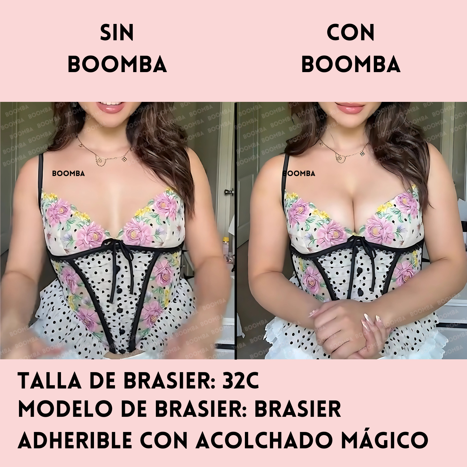 Brasier Adherible con Acolchado Mágico