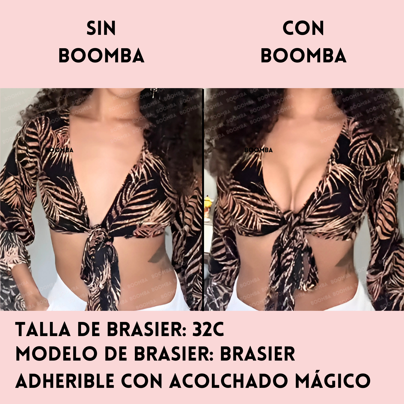 Brasier Adherible con Acolchado Mágico