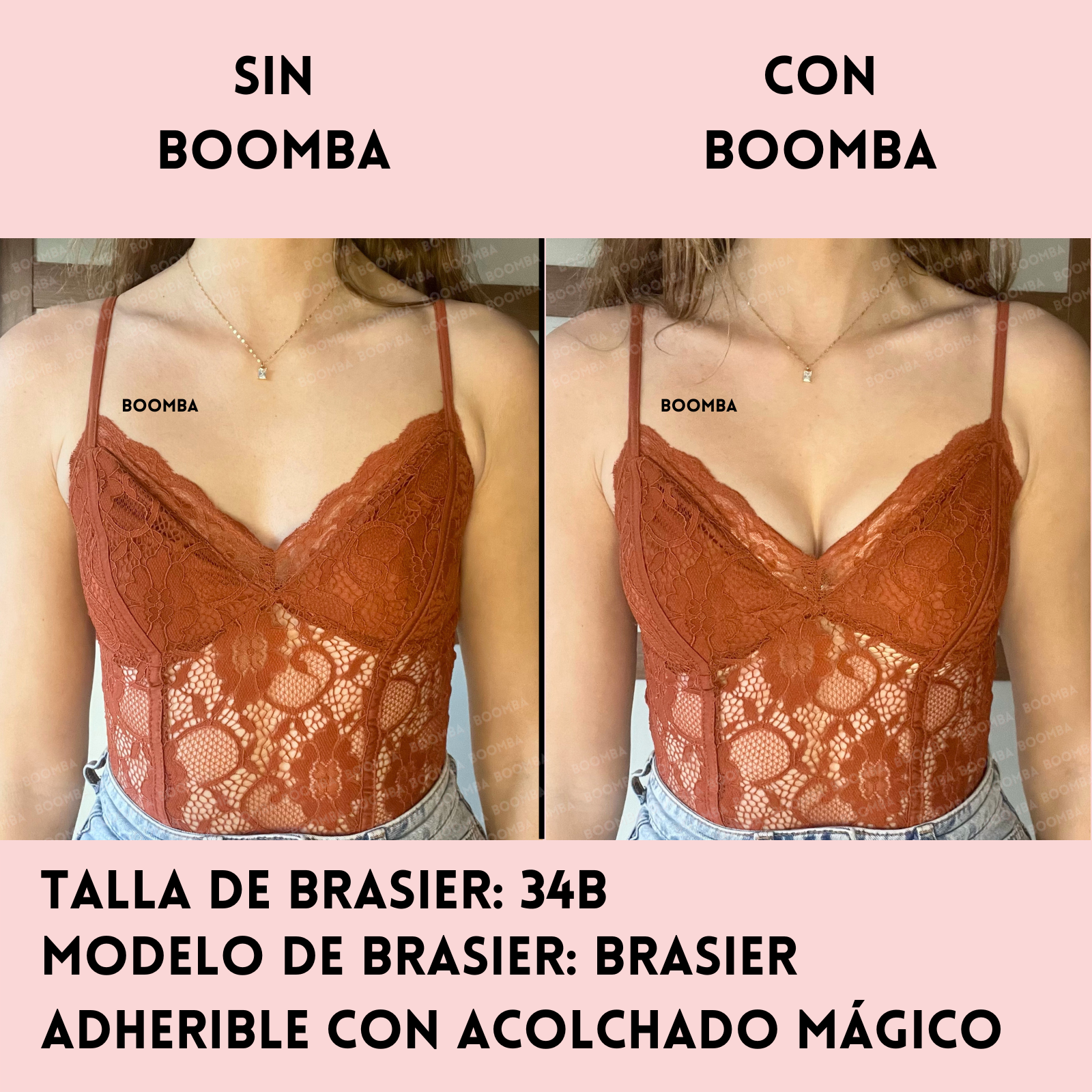 Brasier Adherible con Acolchado Mágico