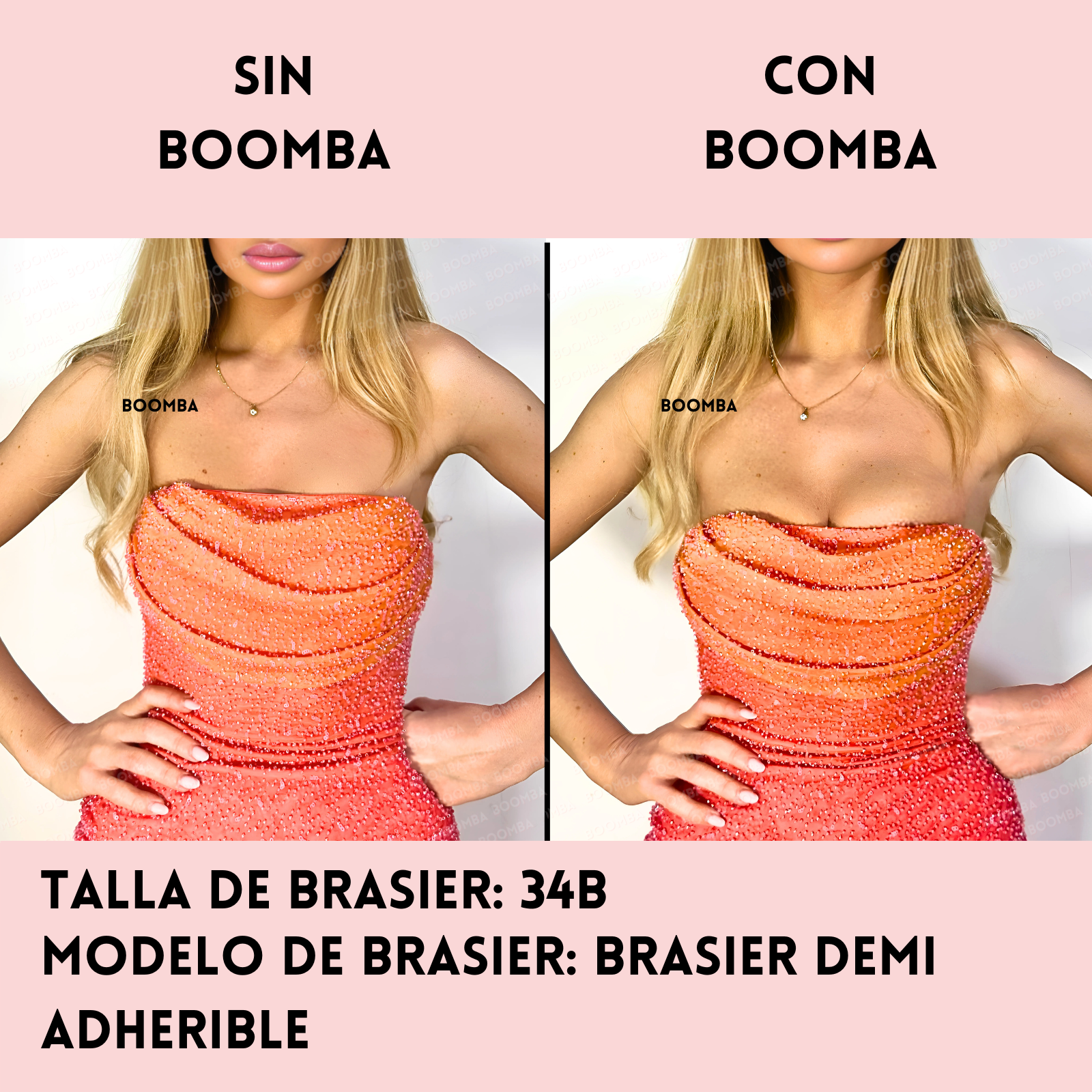 Brasier Demi Adherible BOOMBA