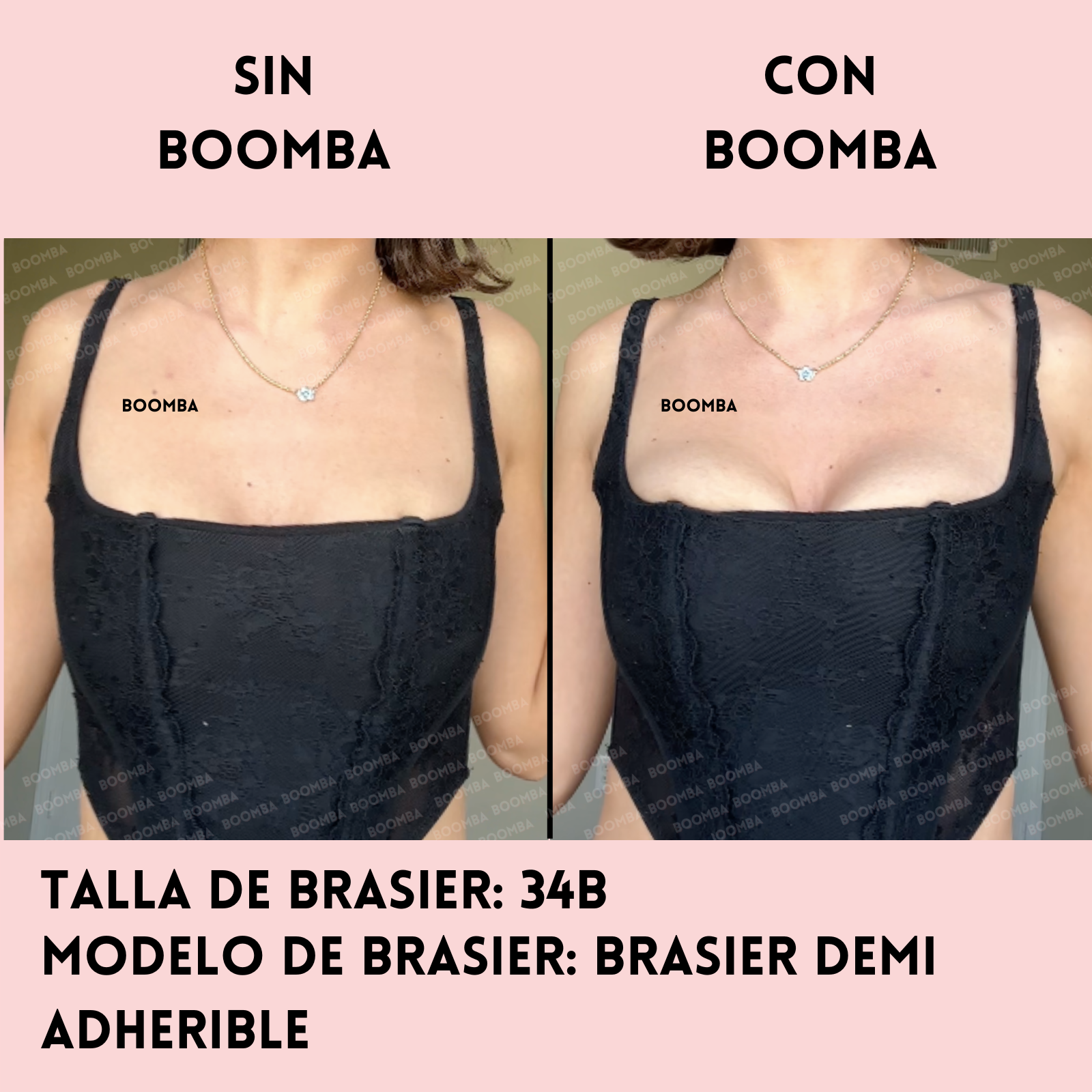 Brasier Demi Adherible BOOMBA