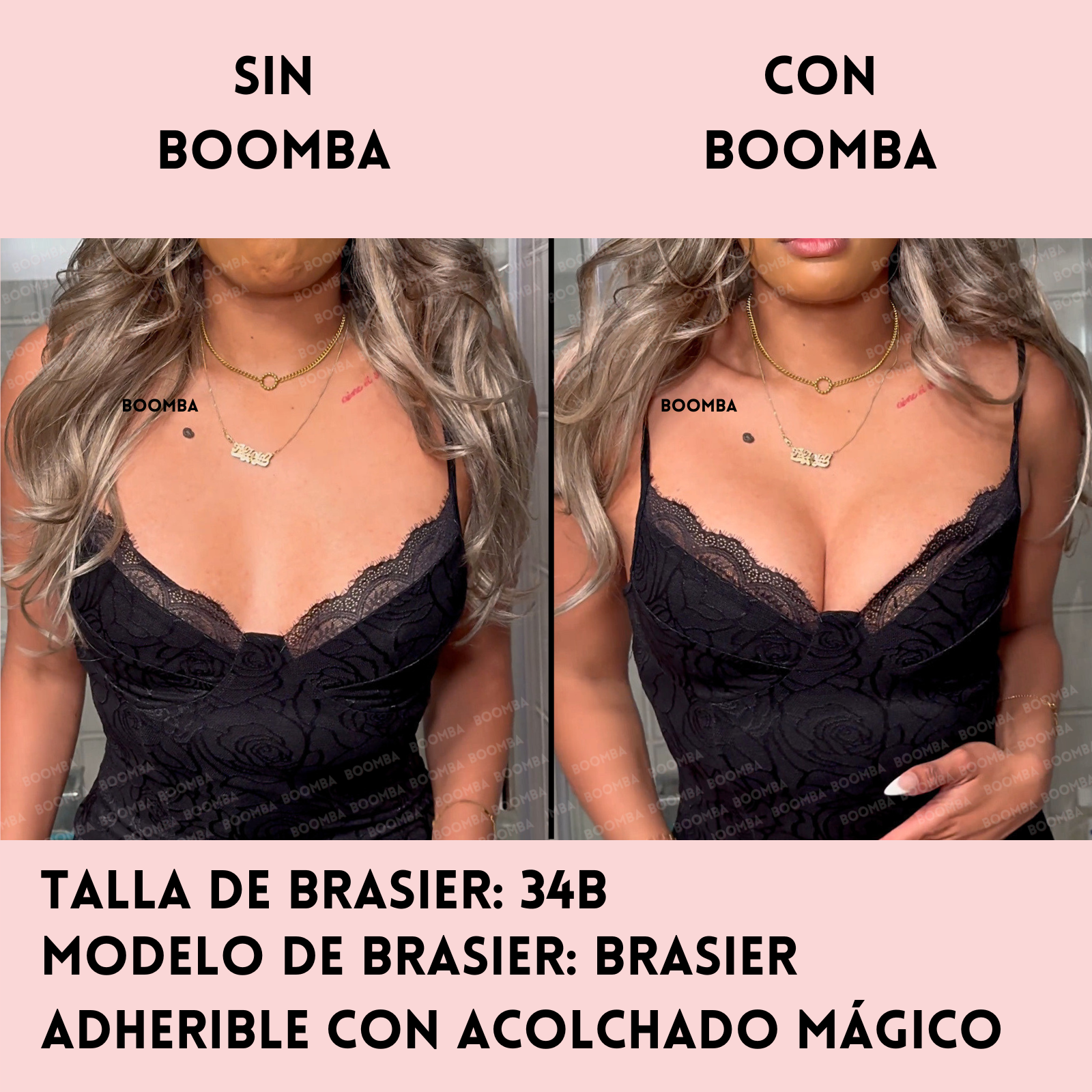 Brasier Adherible con Acolchado Mágico