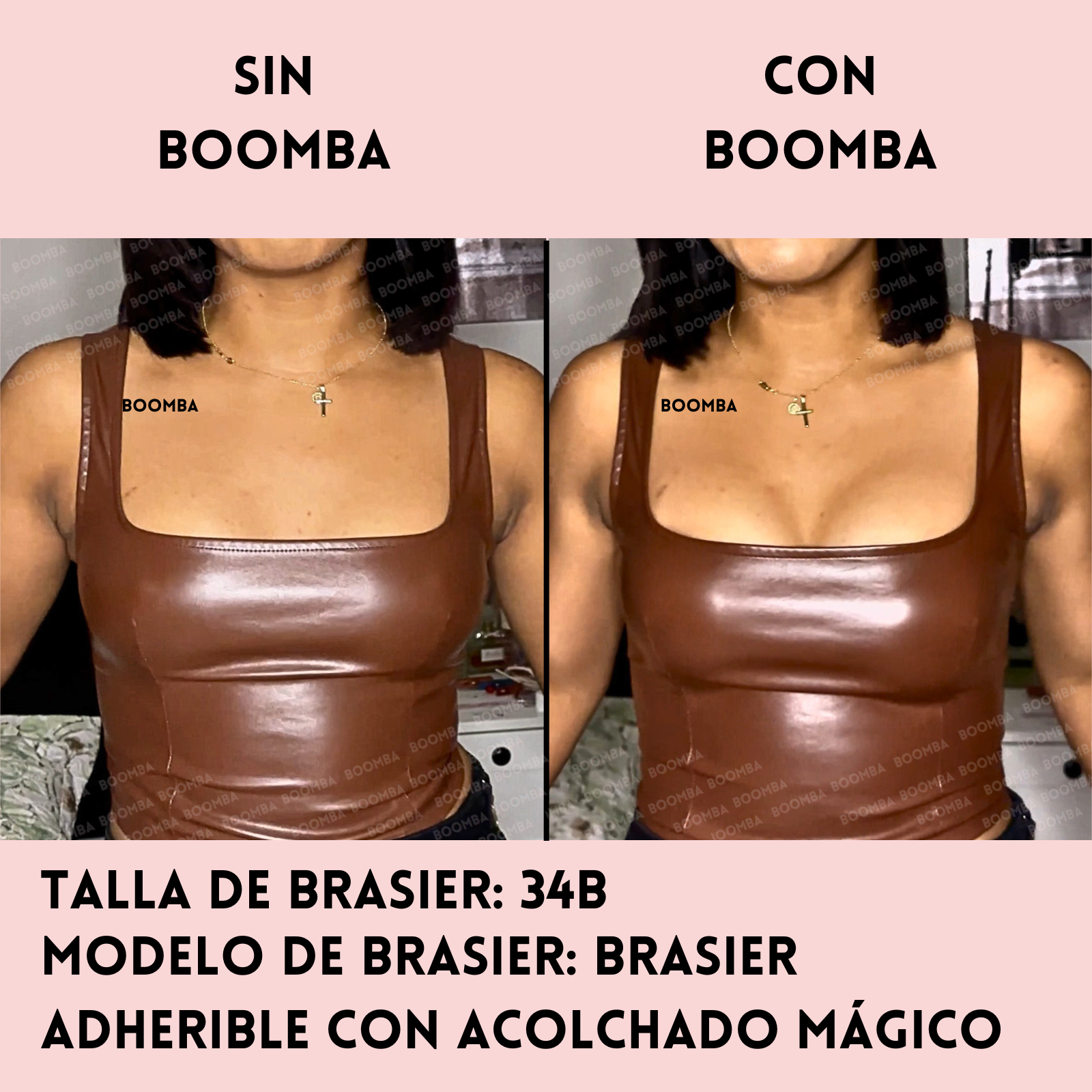 Brasier Adherible con Acolchado Mágico
