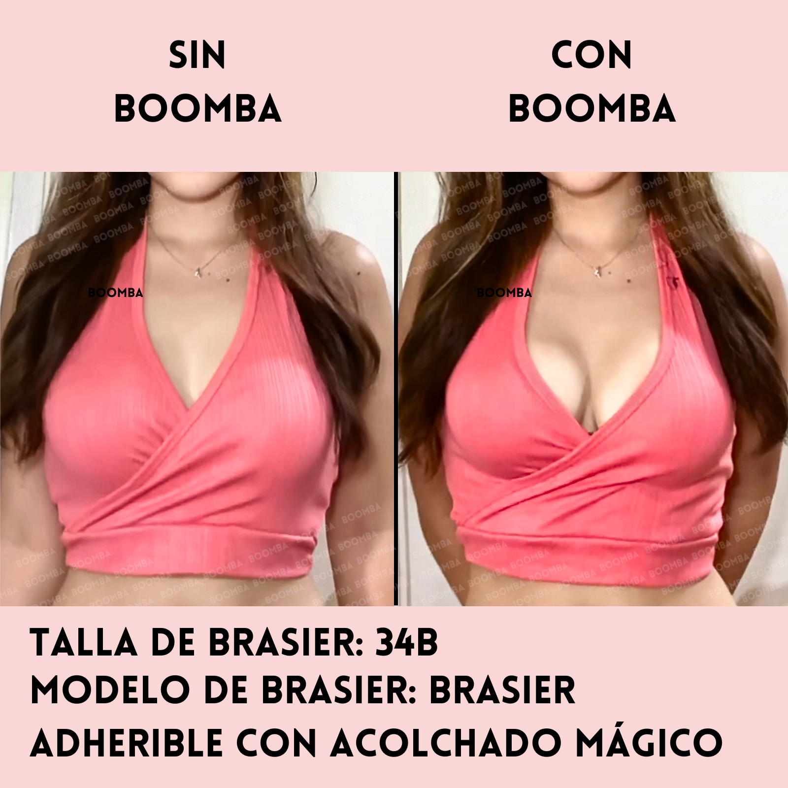 Brasier Adherible con Acolchado Mágico