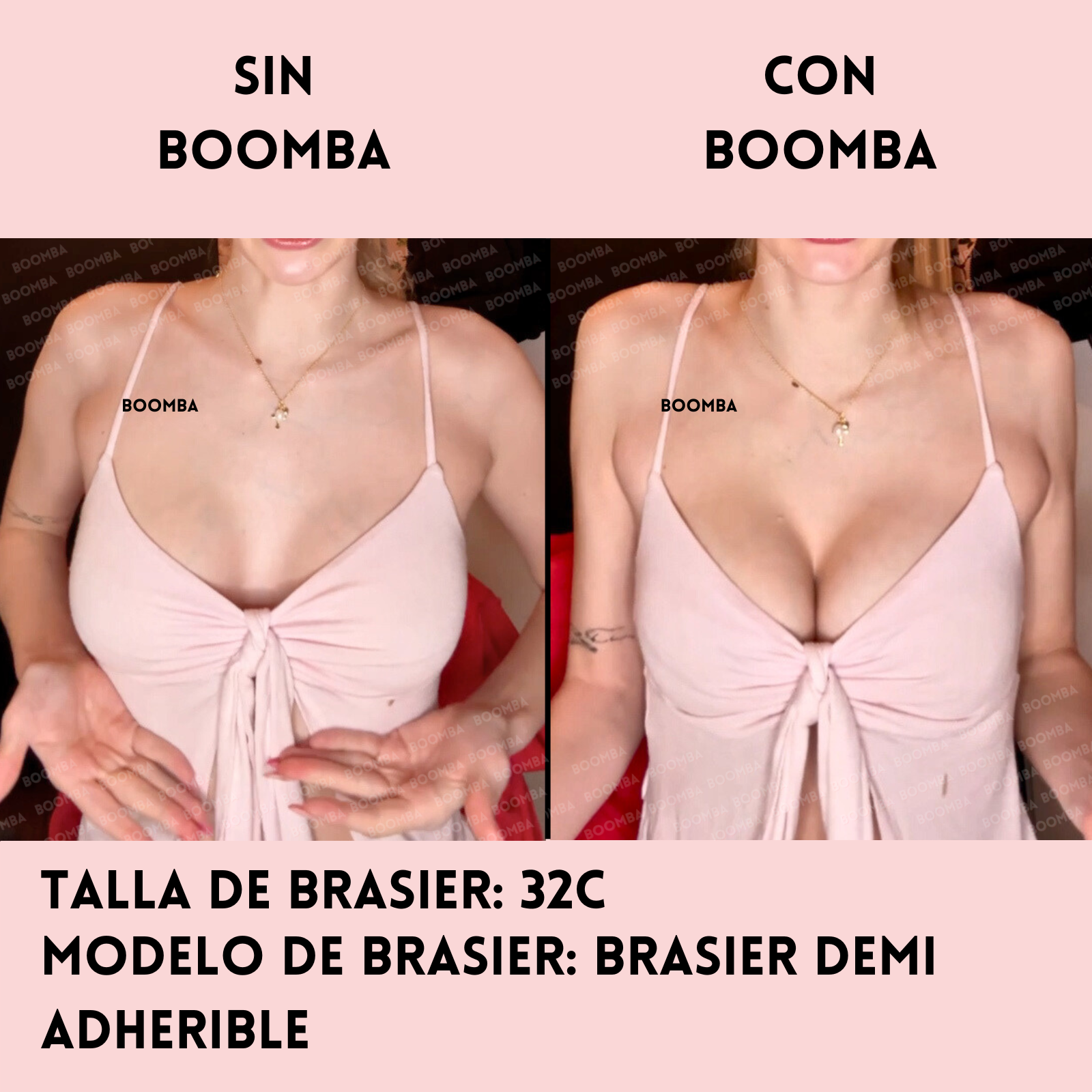 Brasier Demi Adherible BOOMBA