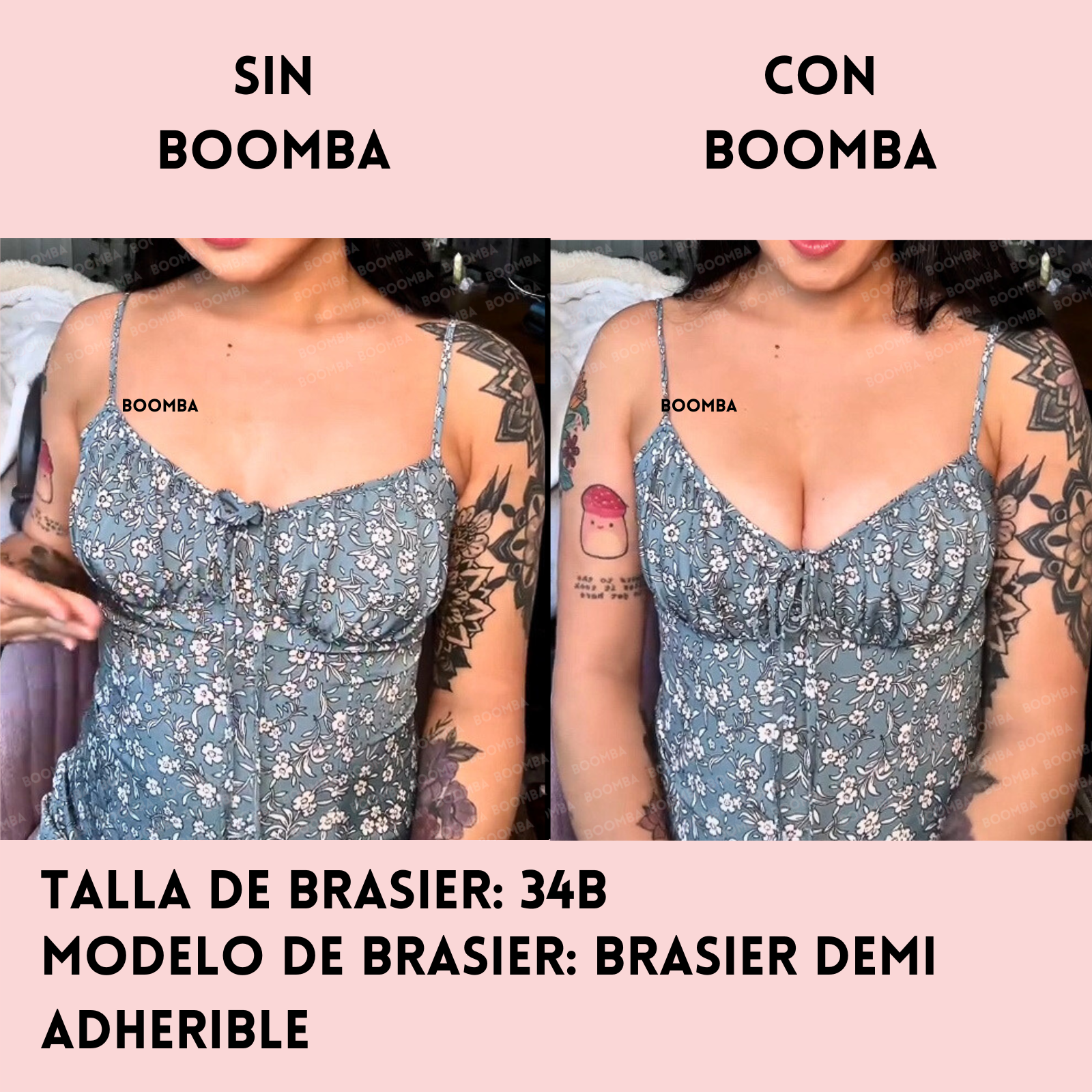 Brasier Demi Adherible BOOMBA