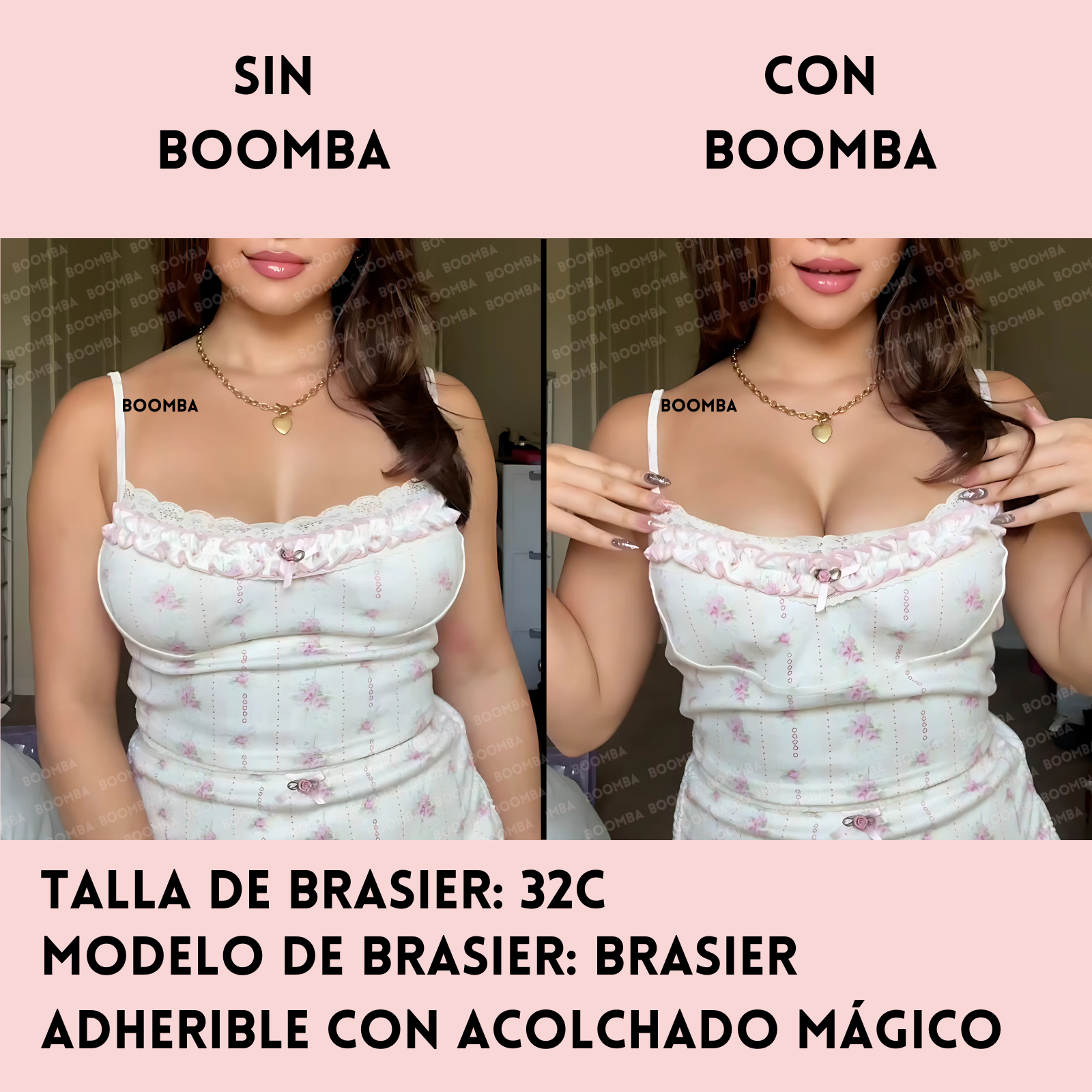 Brasier Adherible con Acolchado Mágico