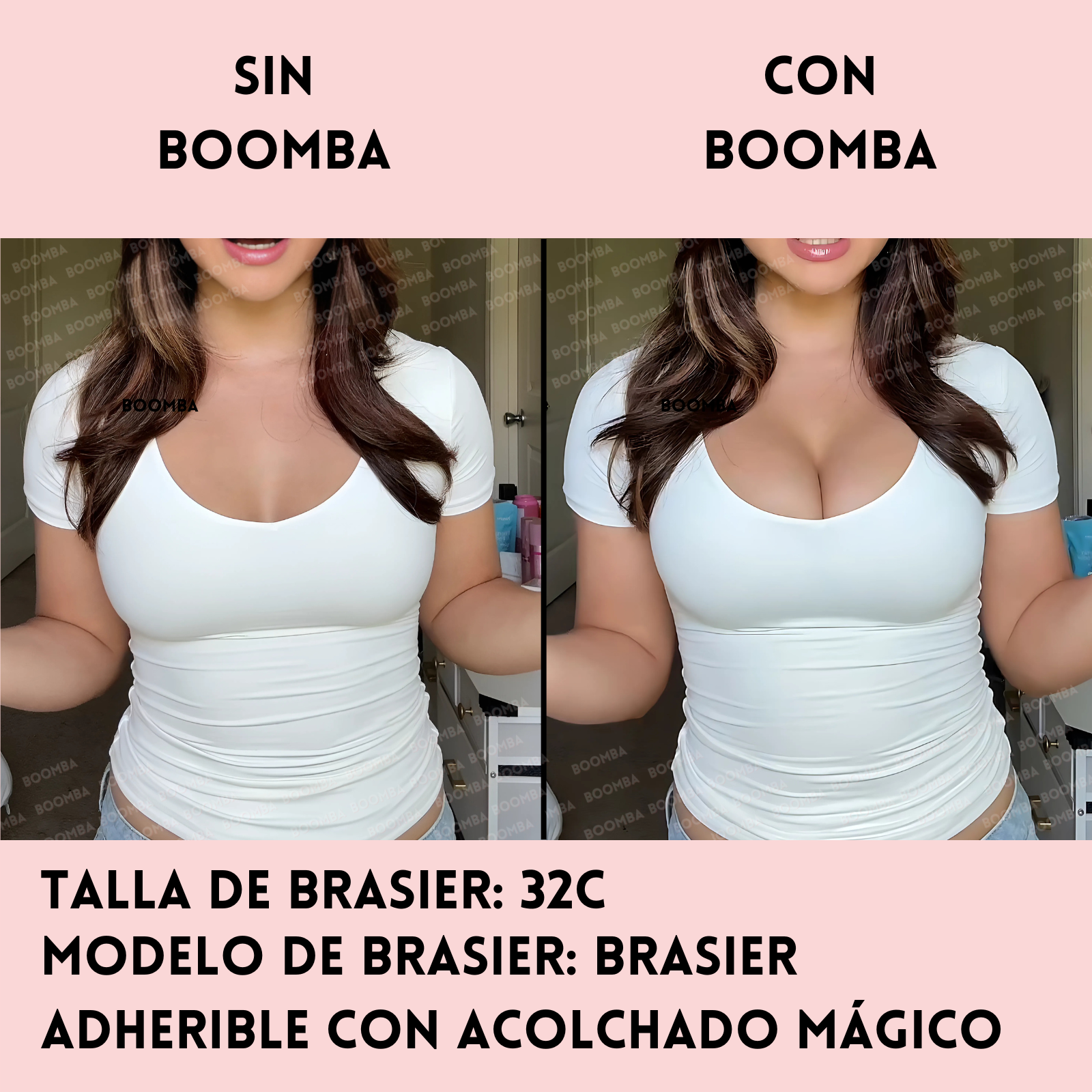 Brasier Adherible con Acolchado Mágico