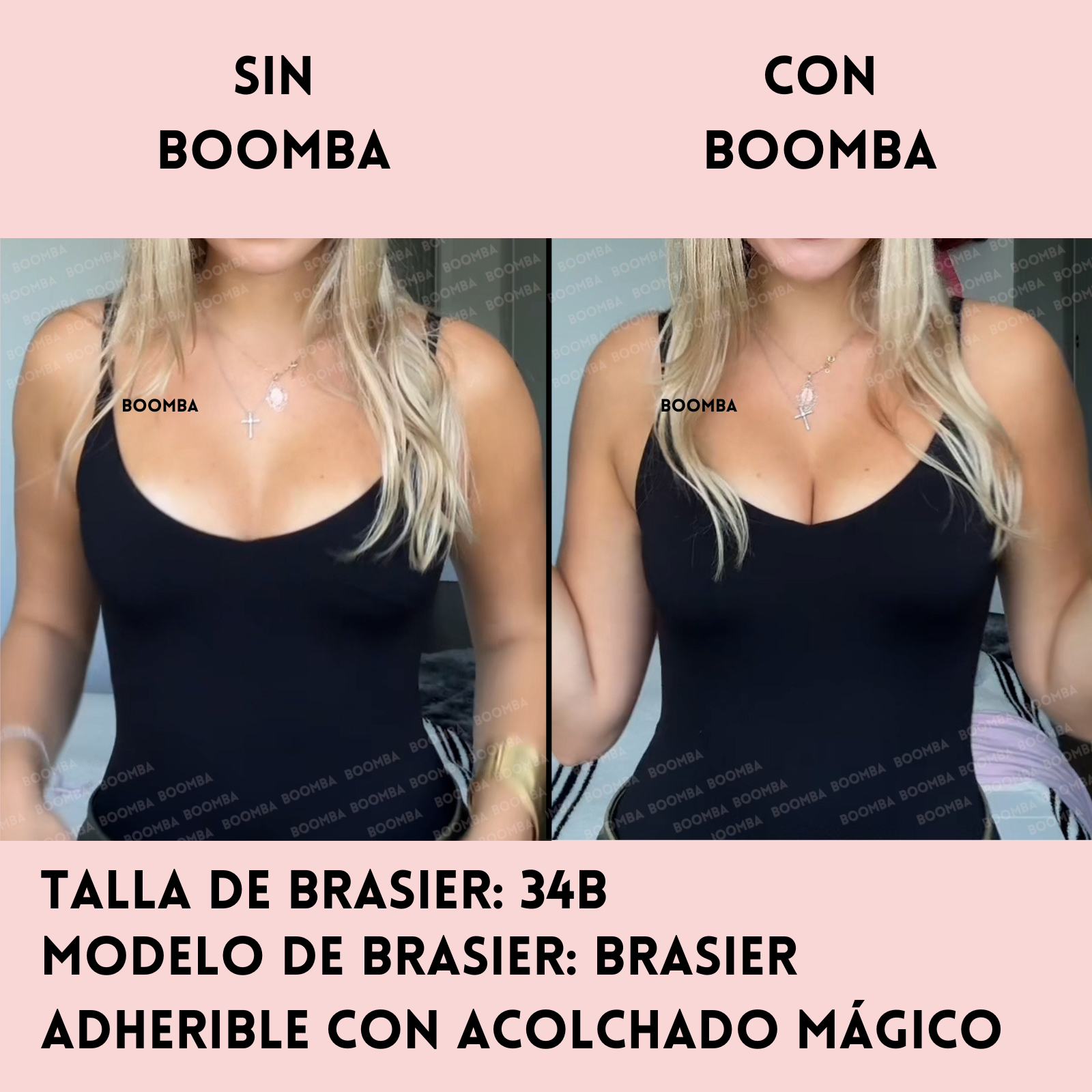 Brasier Adherible con Acolchado Mágico