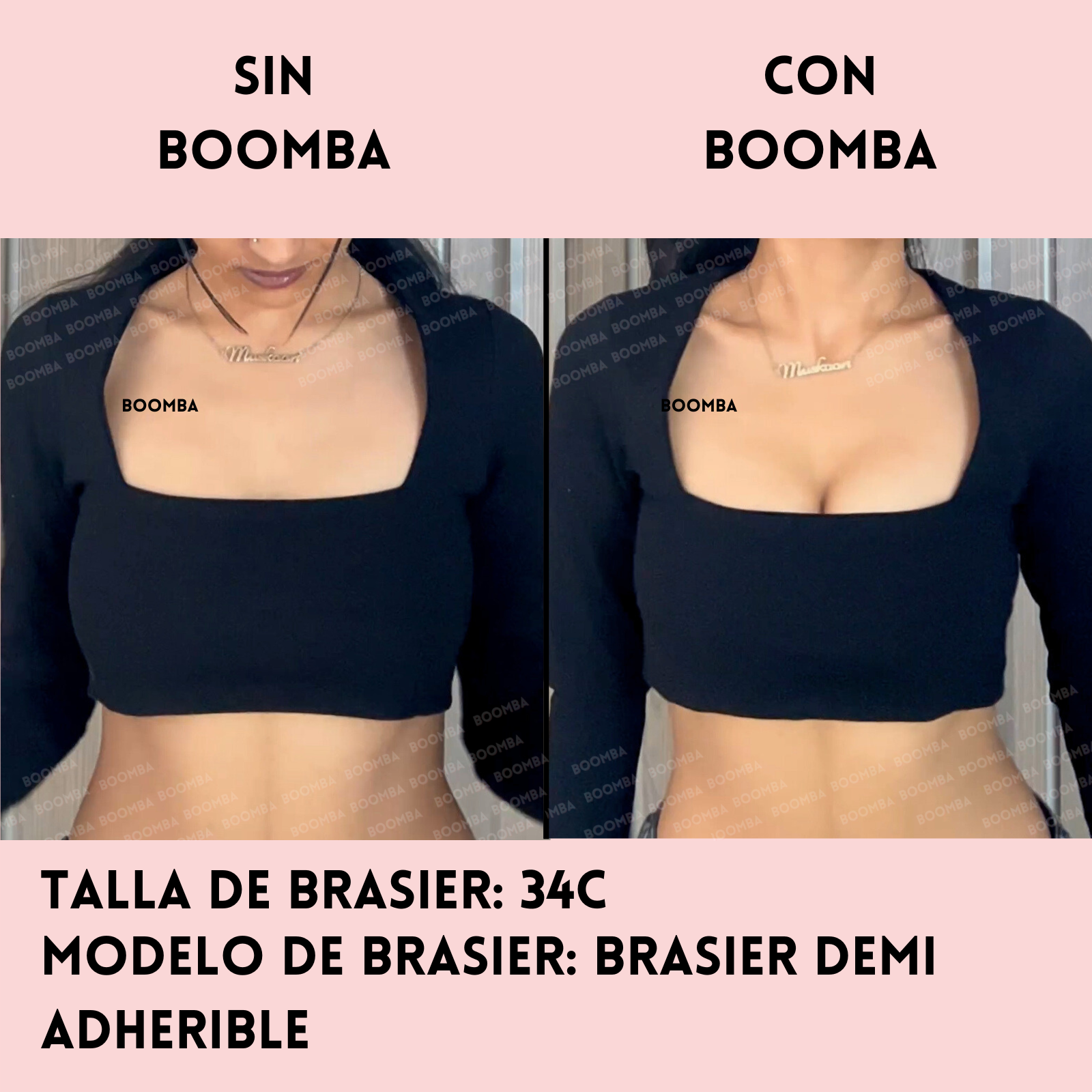 Brasier Demi Adherible BOOMBA