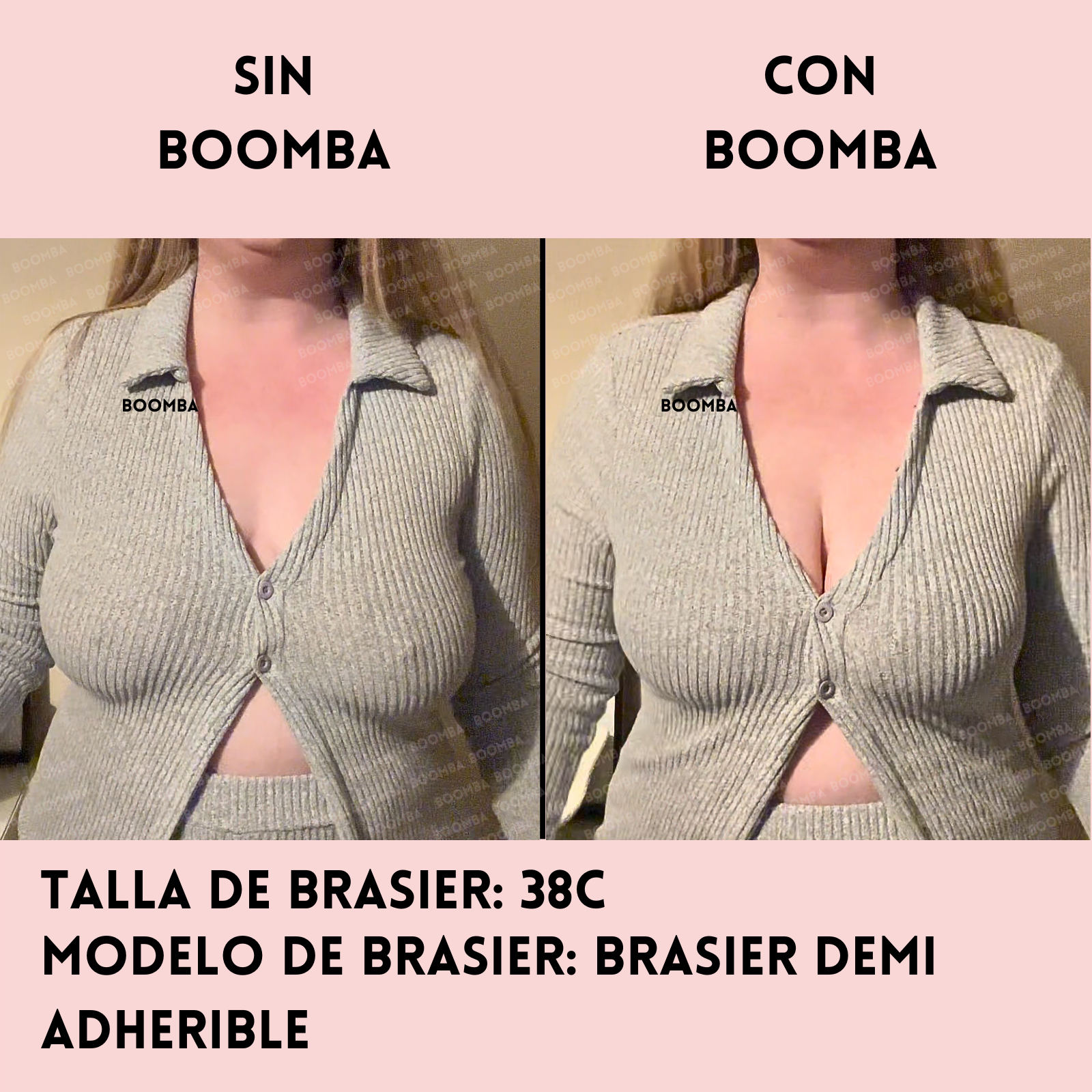 Brasier Demi Adherible BOOMBA