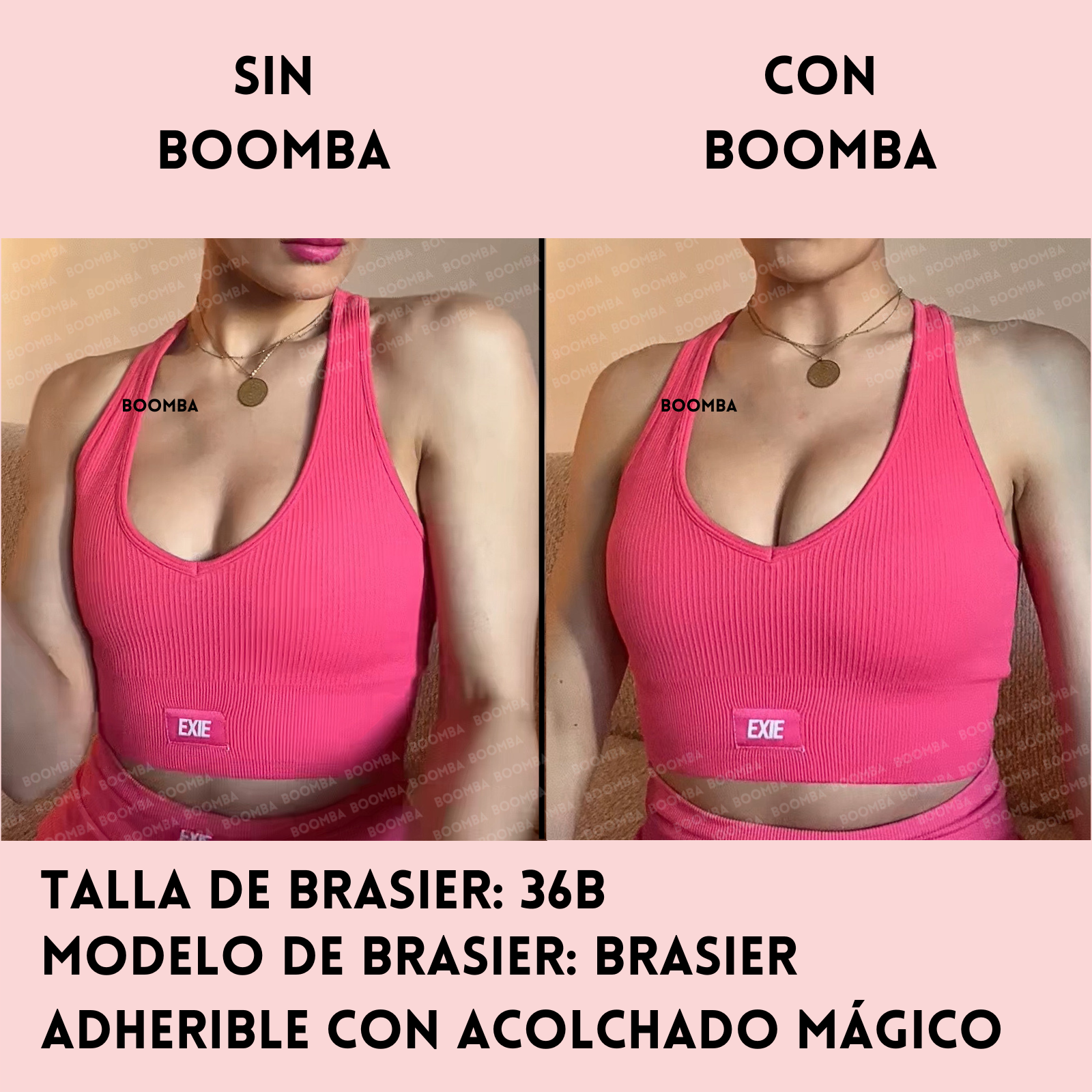 Brasier Adherible con Acolchado Mágico