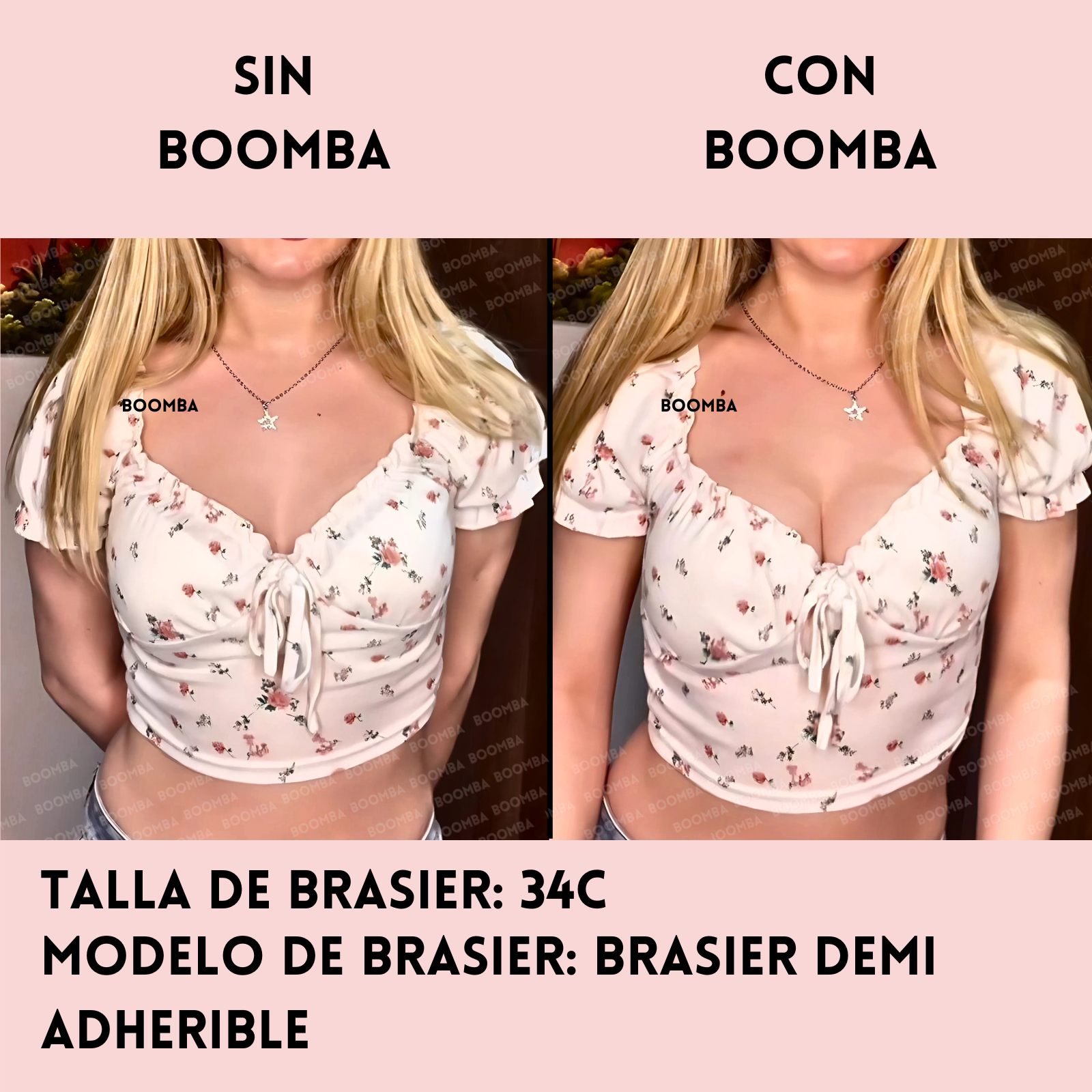 Brasier Demi Adherible BOOMBA