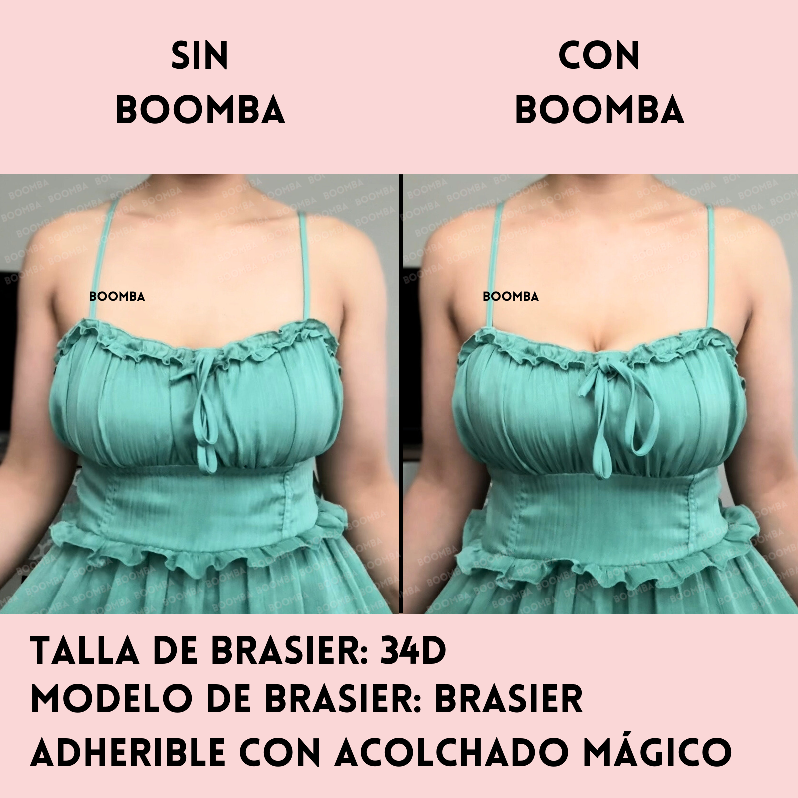 Brasier Adherible con Acolchado Mágico