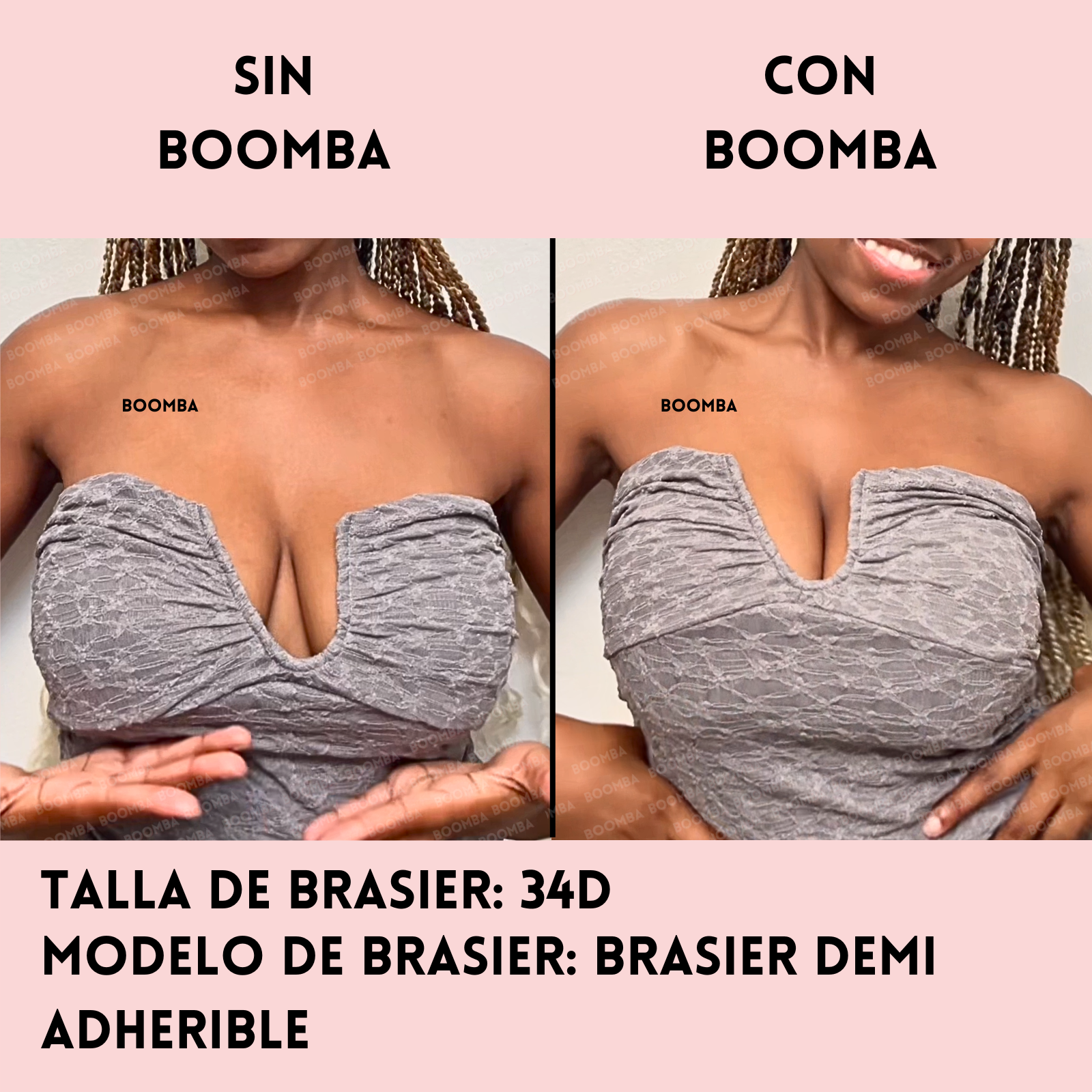 Brasier Demi Adherible BOOMBA