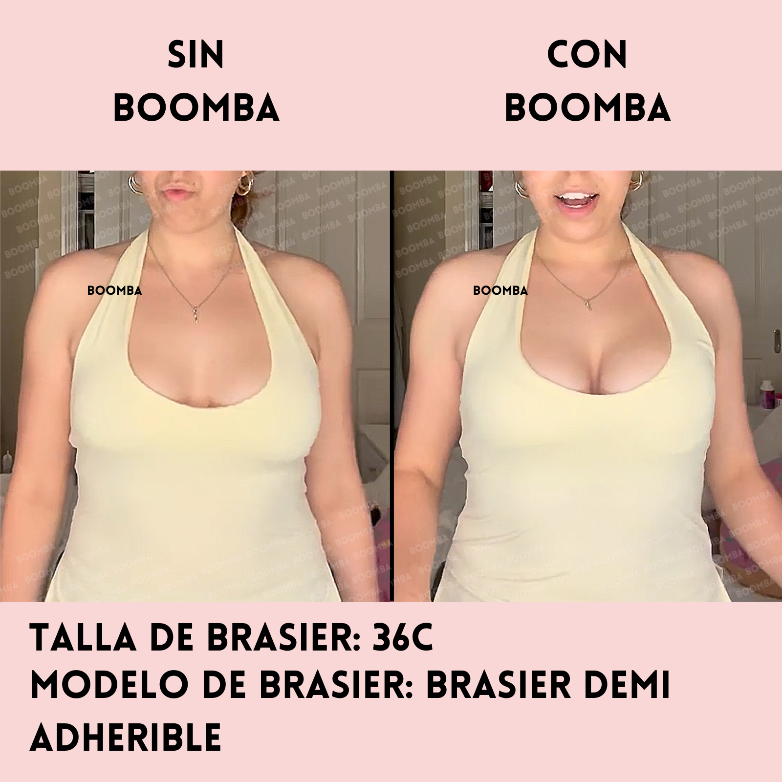 Brasier Demi Adherible BOOMBA