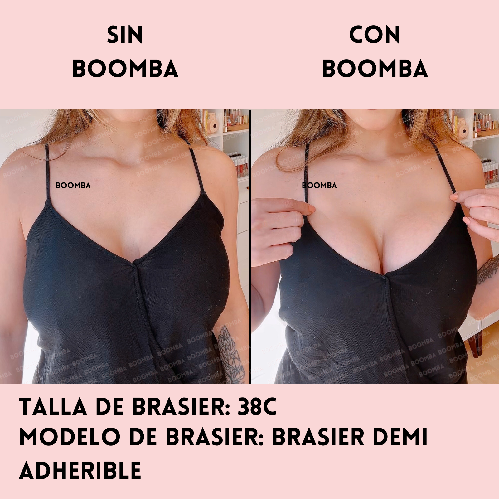 Brasier Demi Adherible BOOMBA