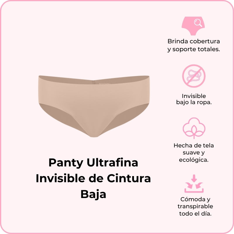 Panty Ultrafina Invisible de Cintura Baja